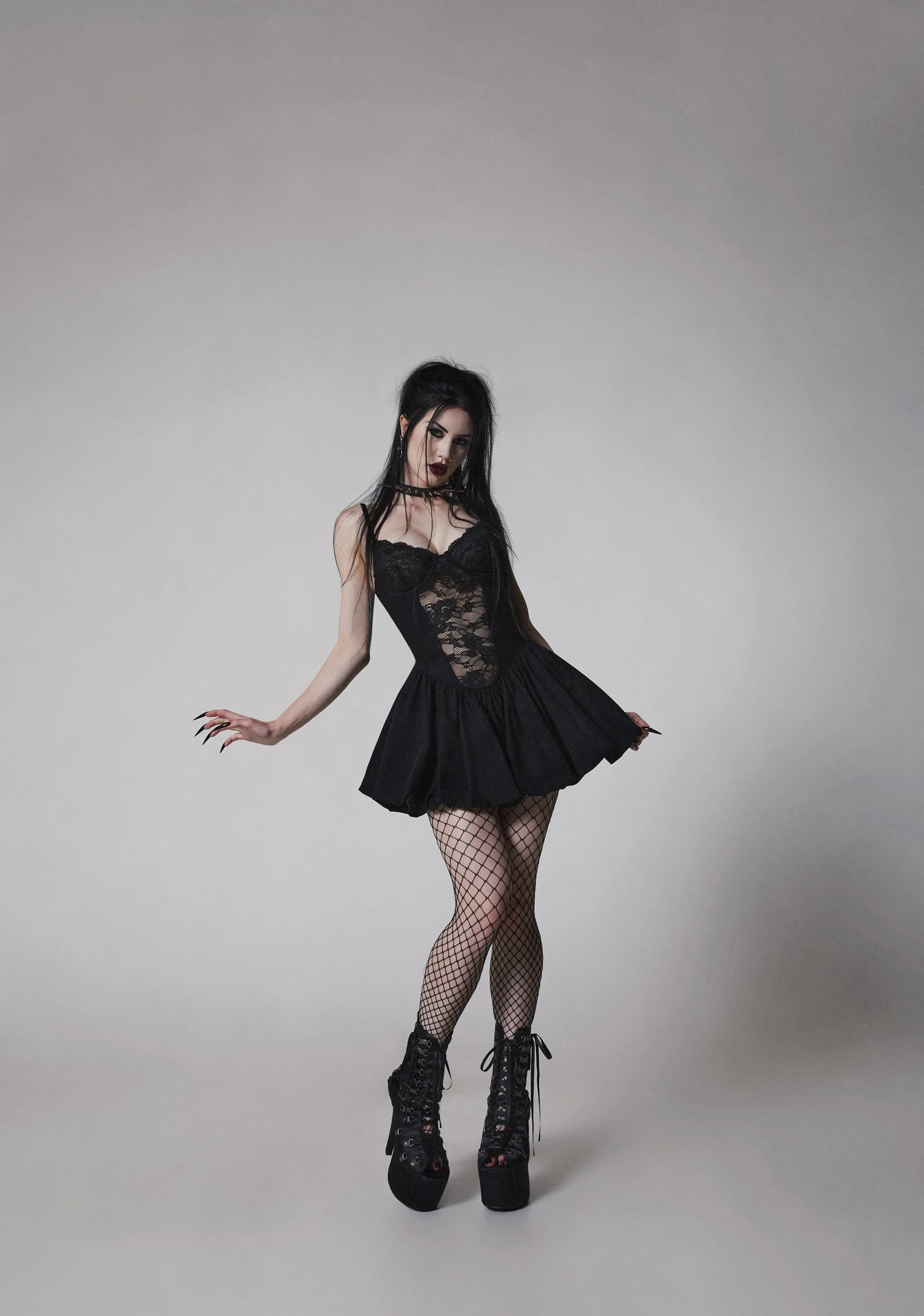 Glamtopia Lace -Up Platform Heels - Image 5