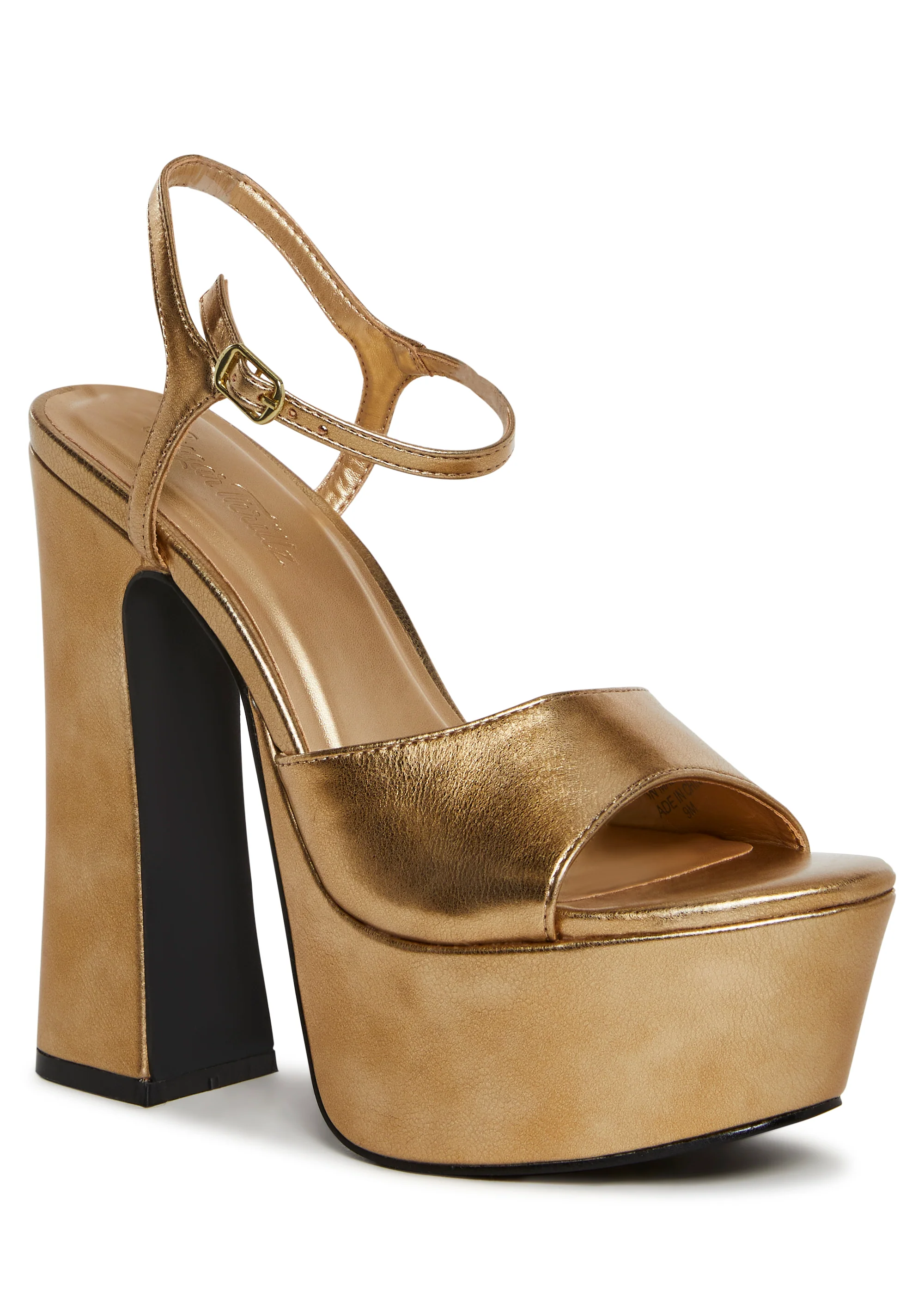 Revelation Platform Heels - Gold - Image 2