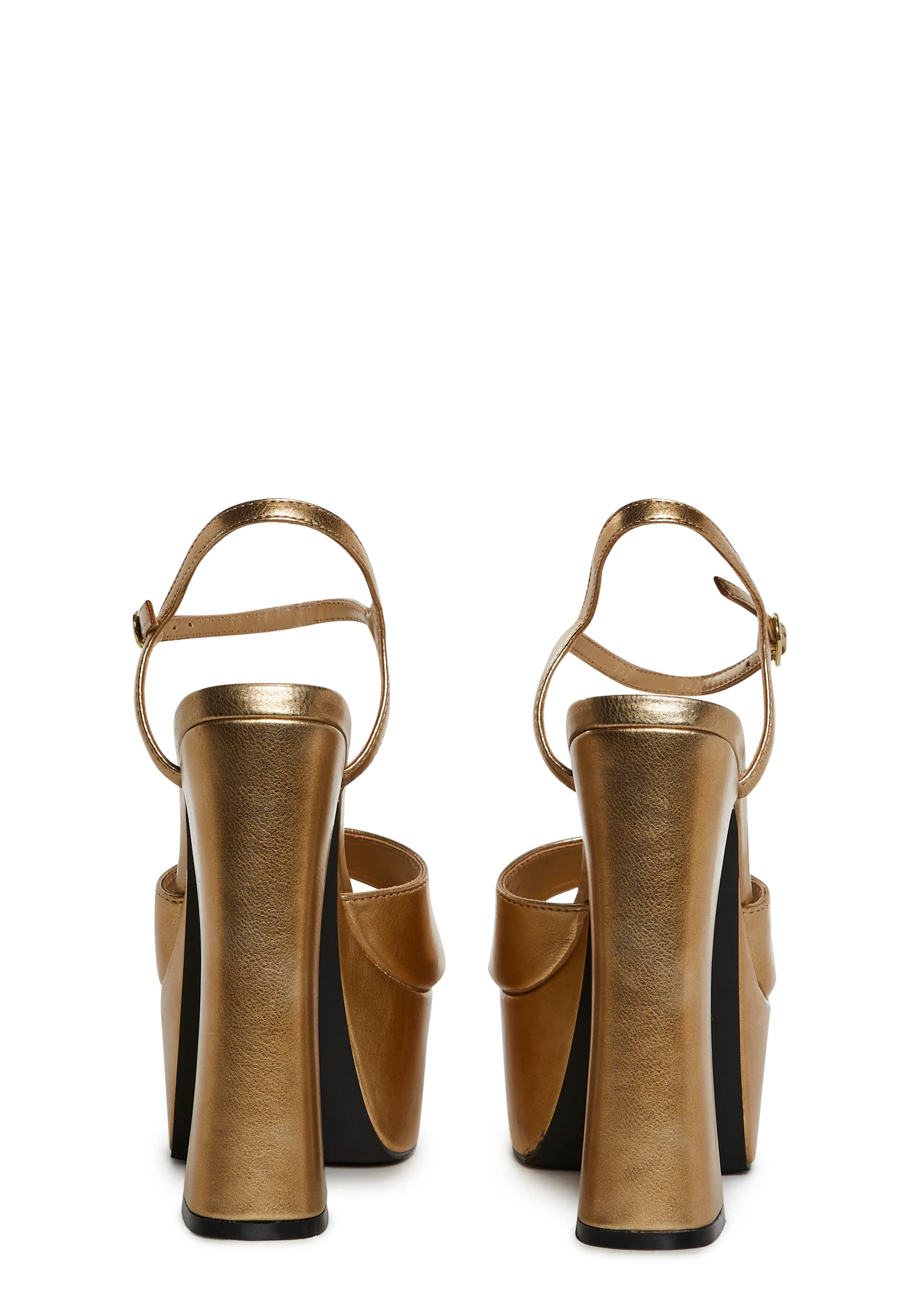 Revelation Platform Heels - Gold - Image 4