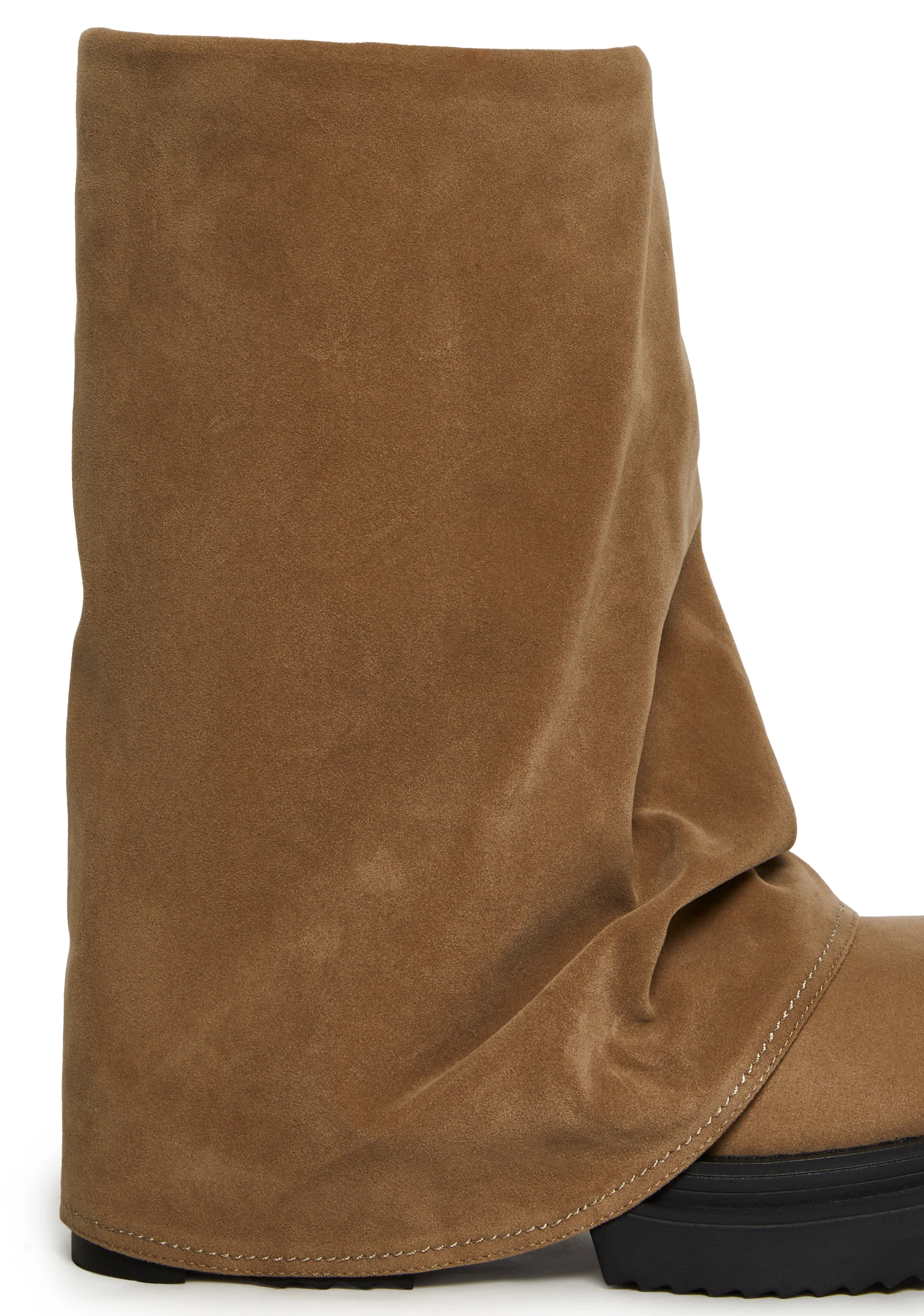 Ego Foldover Boots - Brown - Image 2