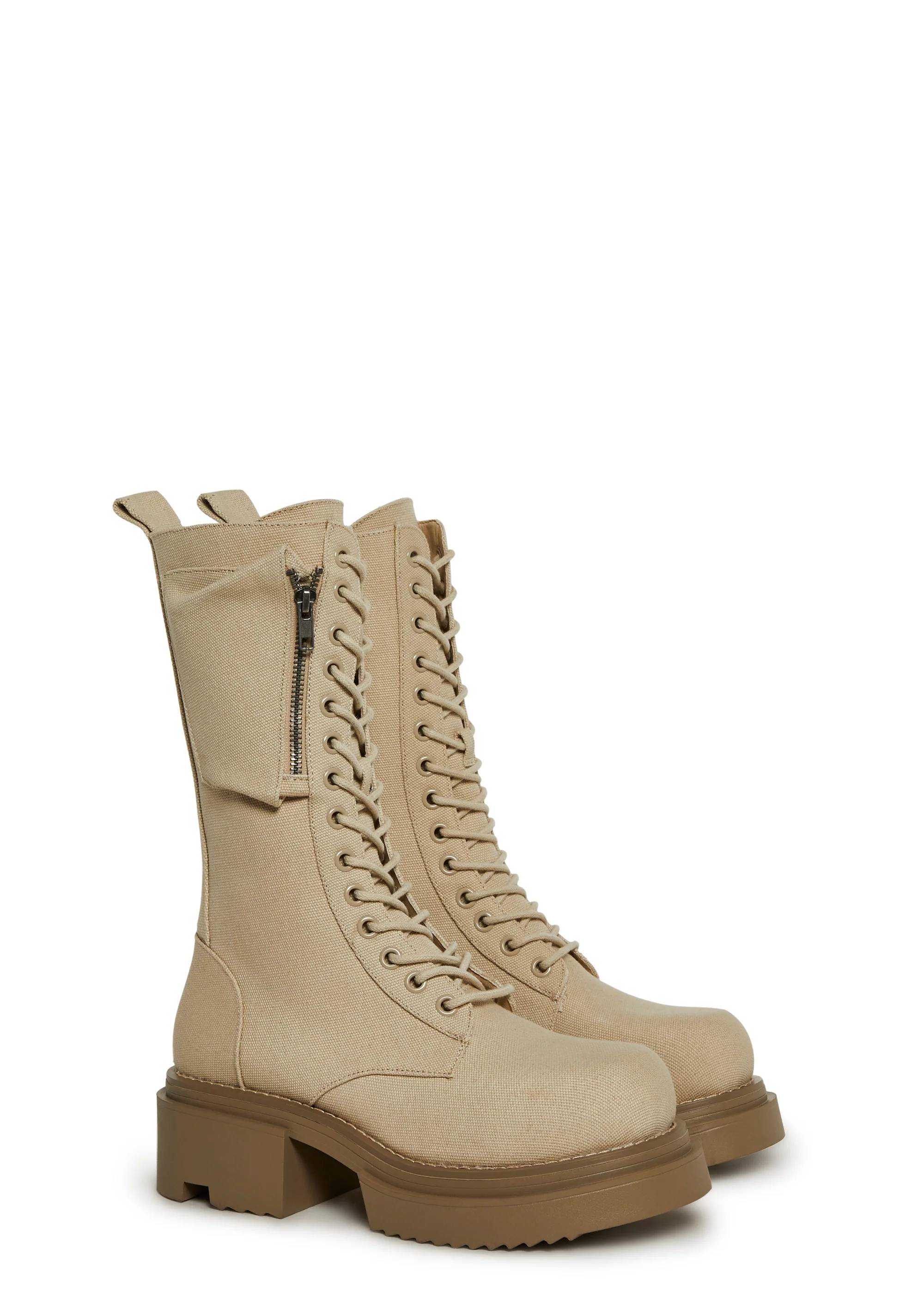 Desert Pocket Combat Boot - Sand - Image 3