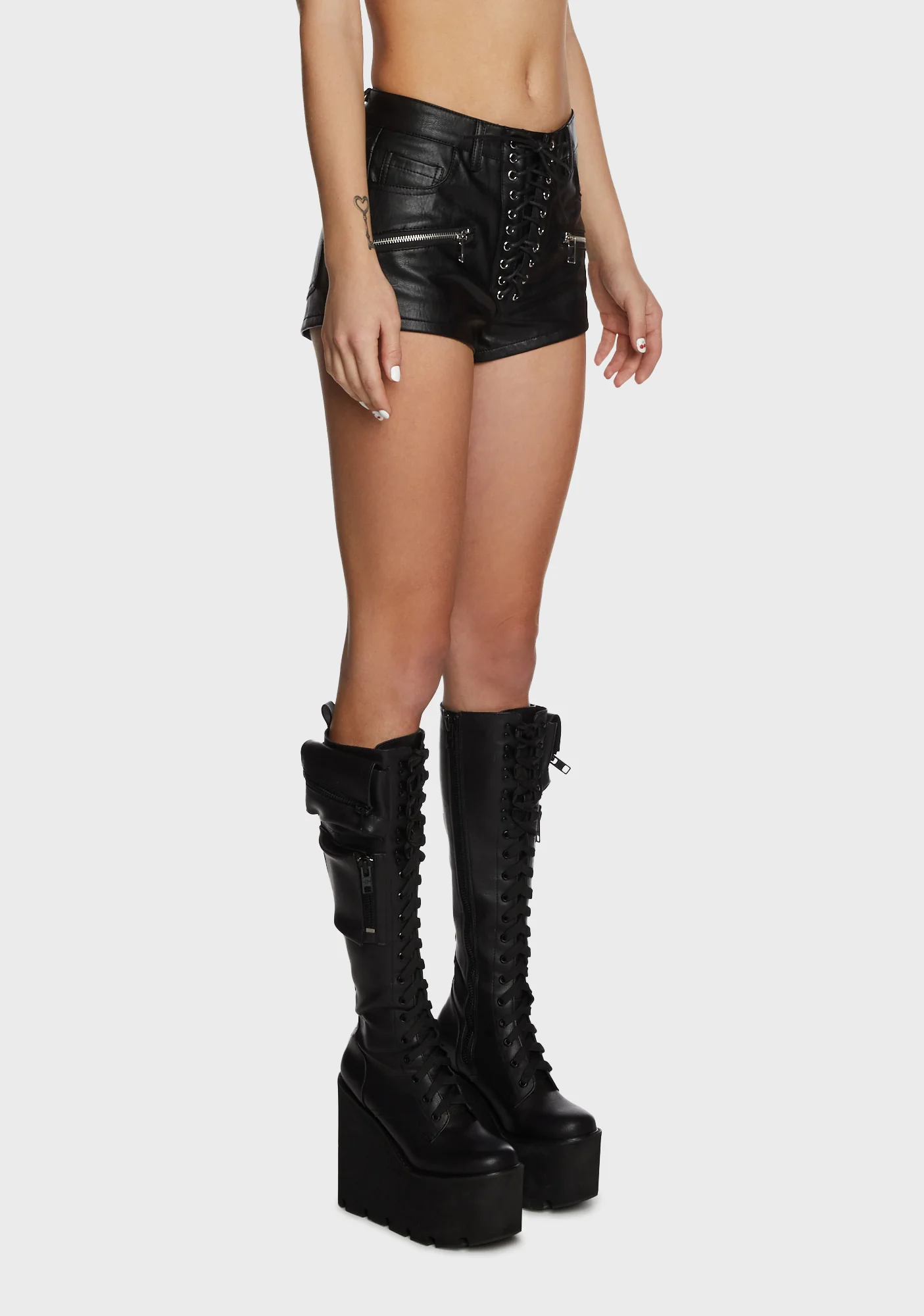 Ride Hard Lace-Up Shorts - Image 3