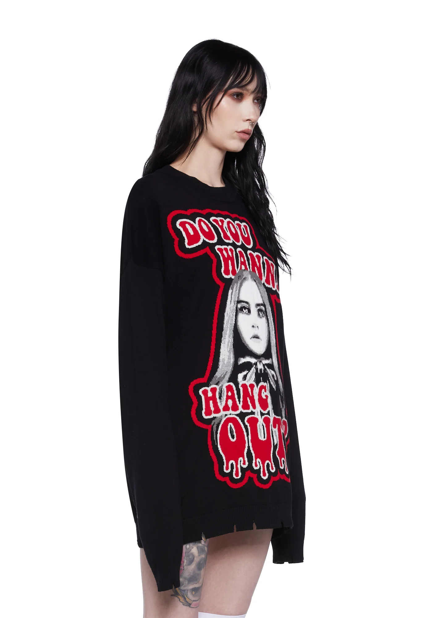 Ride Or Die Intarsia Sweater - Image 3