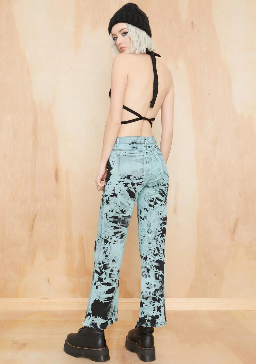 Ride Or Dye Wide Leg Jeans - Image 4