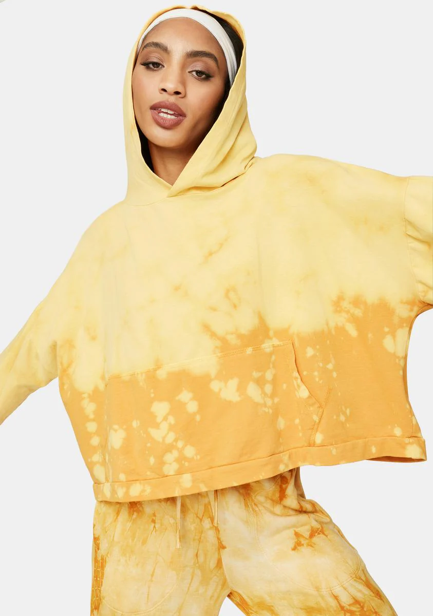 Riding High Tie Dye Knit Hoodie - Image 2