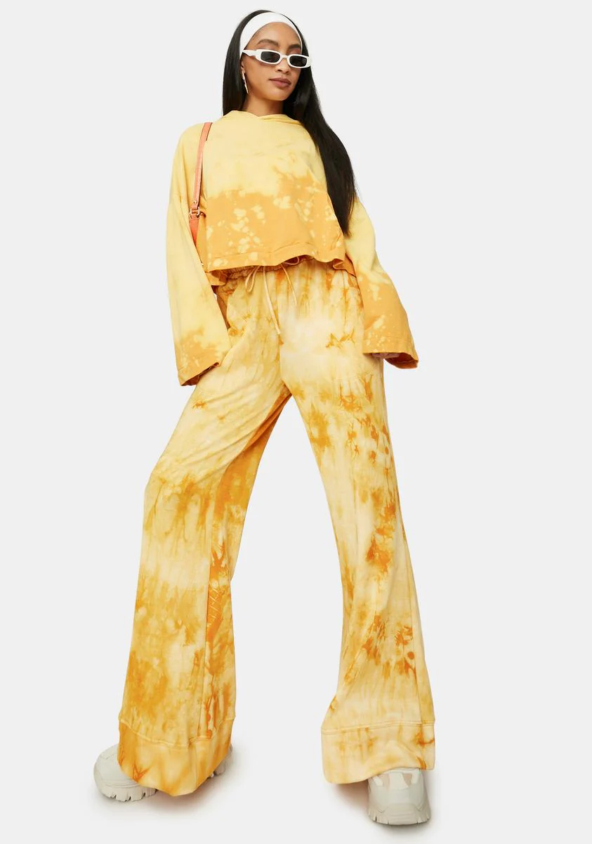 Riding High Tie Dye Knit Hoodie - Image 3