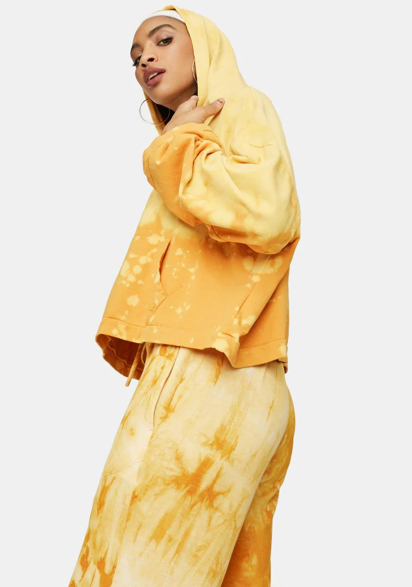 Riding High Tie Dye Knit Hoodie - Image 4
