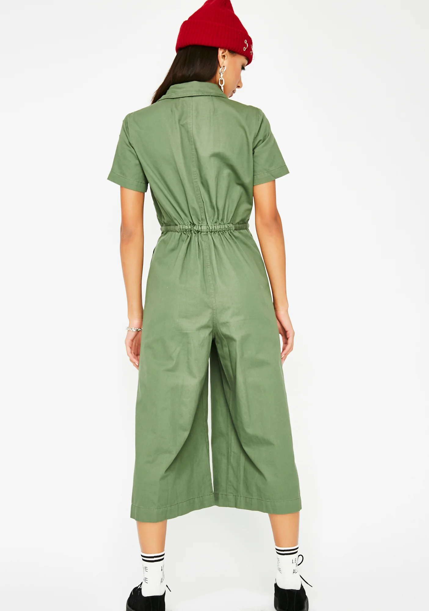 Riot Babe Cropped Jumpsuit - Image 4