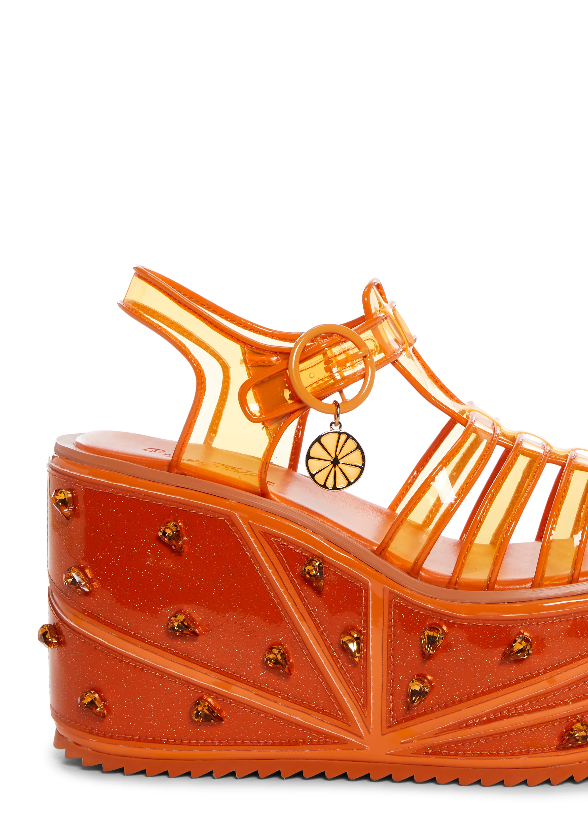 Ripe For Love Platform Sandals - Orange - Image 2