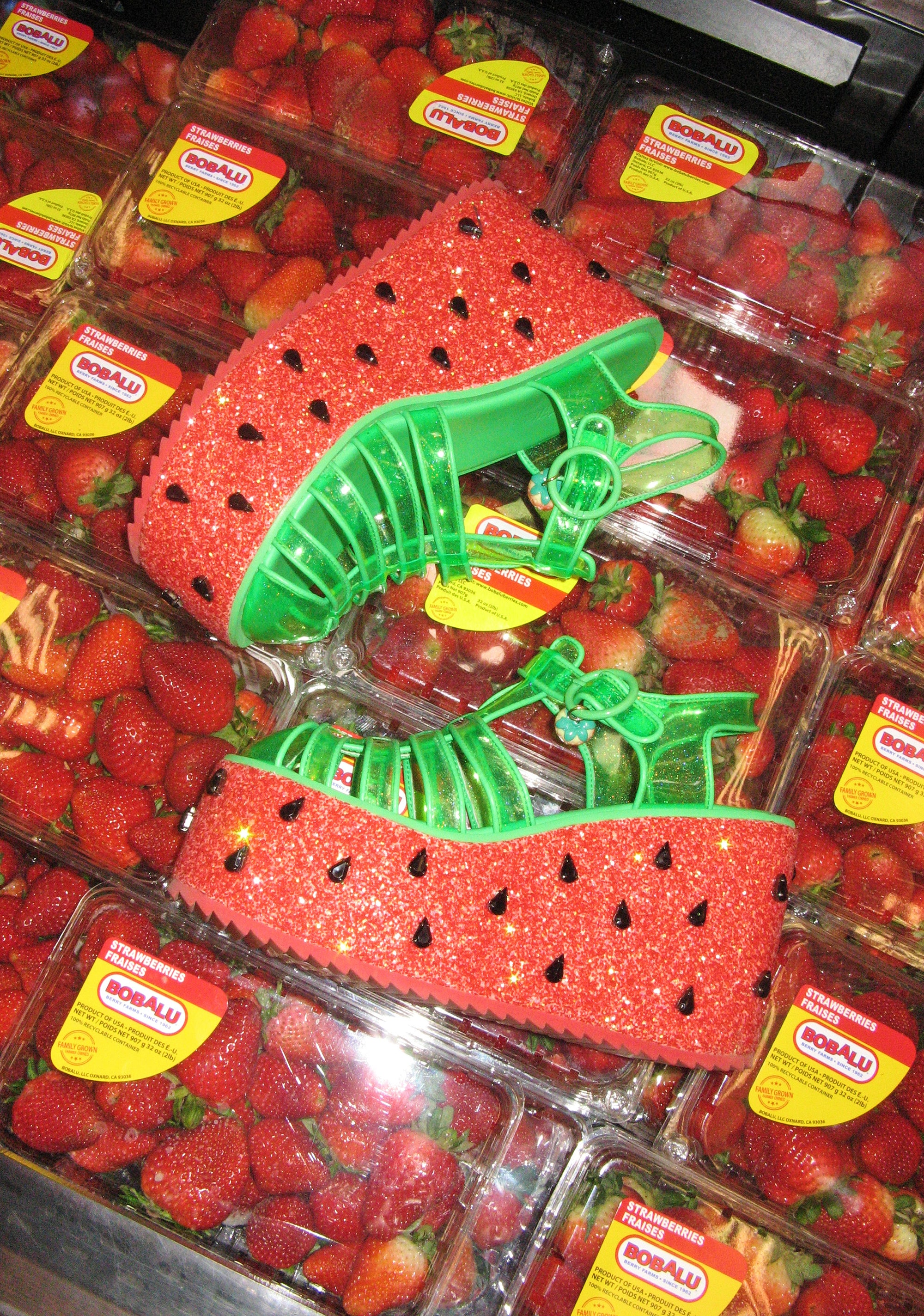Ripe For Love Platform Sandals - Red - Image 5