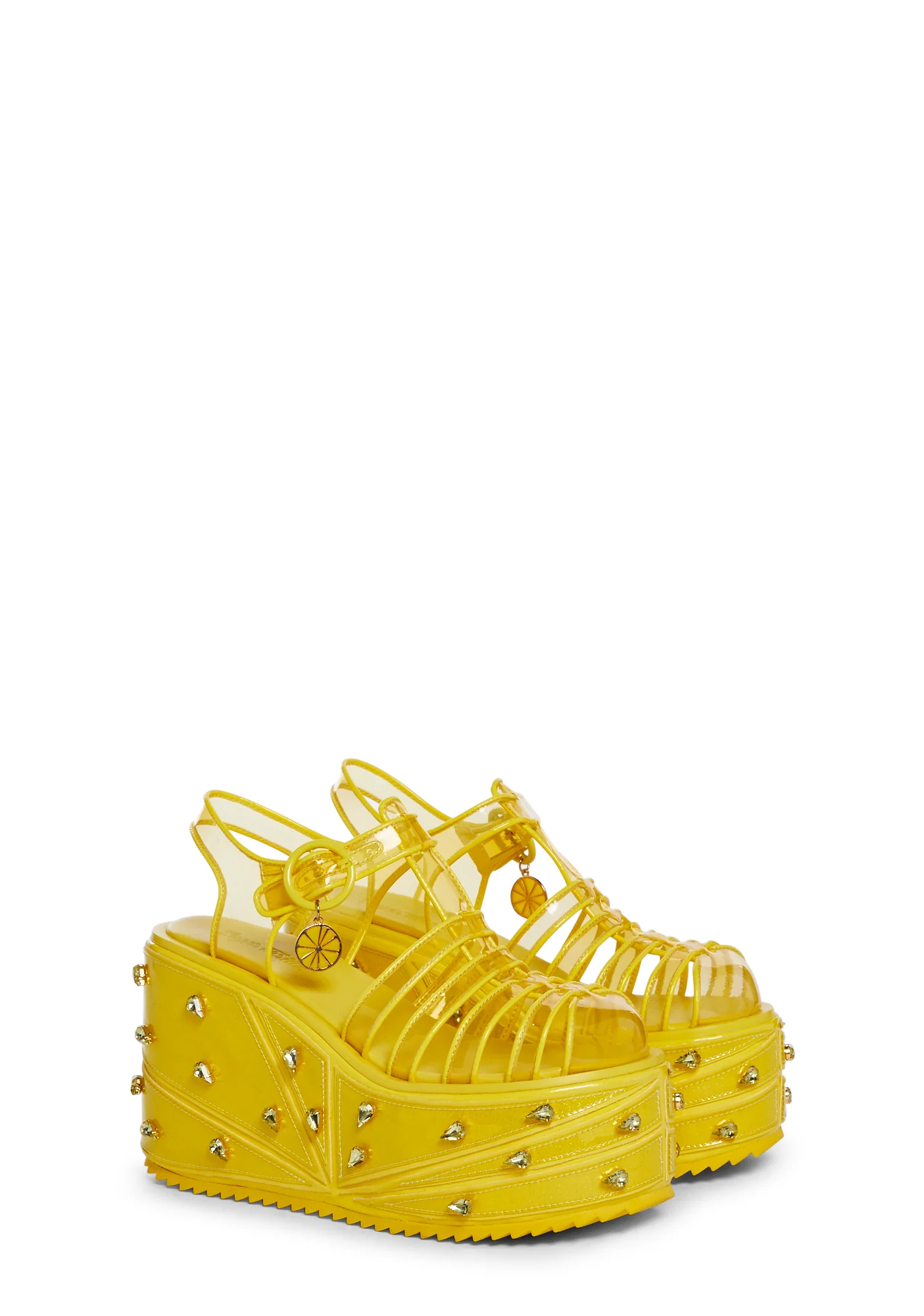 Ripe For Love Platform Sandals - Yellow - Image 3