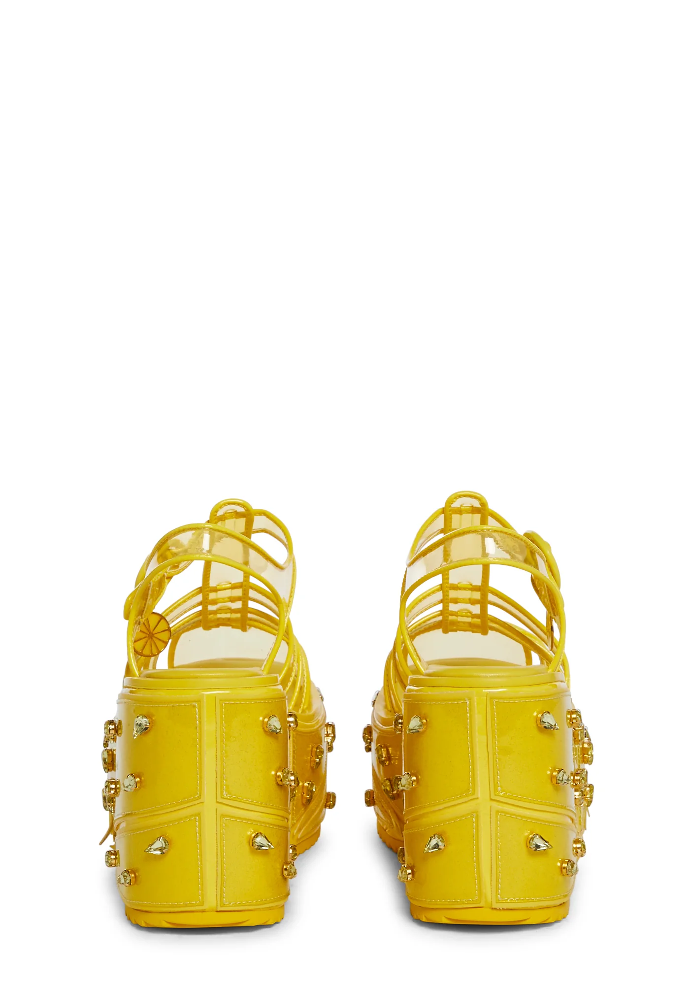 Ripe For Love Platform Sandals - Yellow - Image 4
