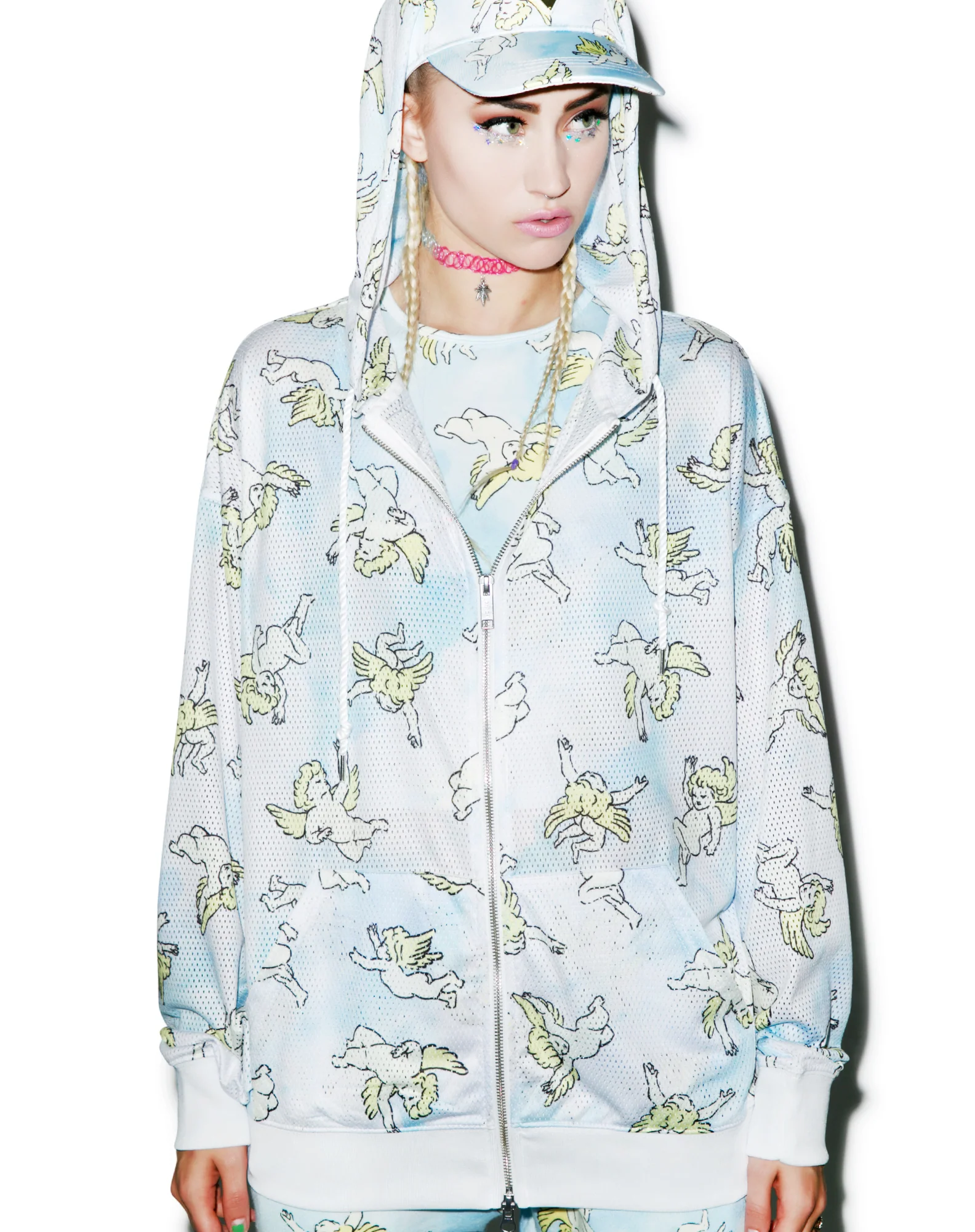 Risen Sky Mesh Hoodie - Image 3