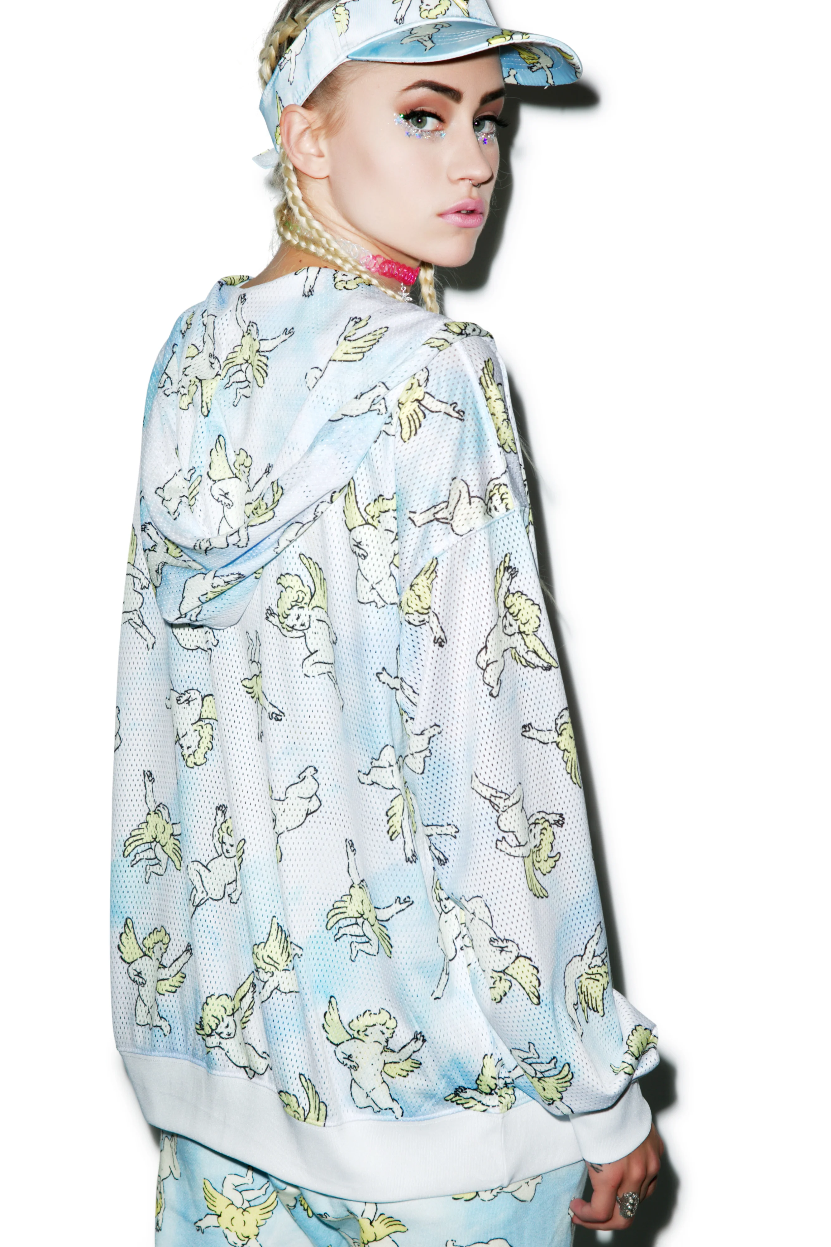 Risen Sky Mesh Hoodie - Image 4