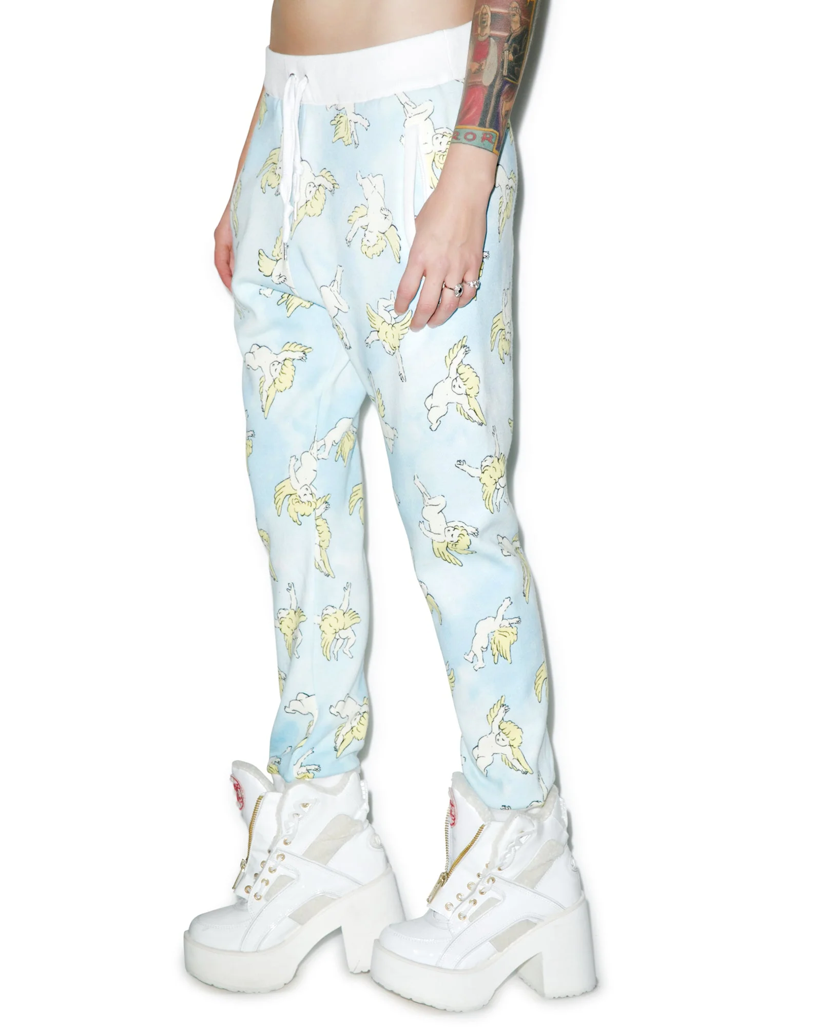 Risen Sky Sweat Pants - Light Pink - Image 10