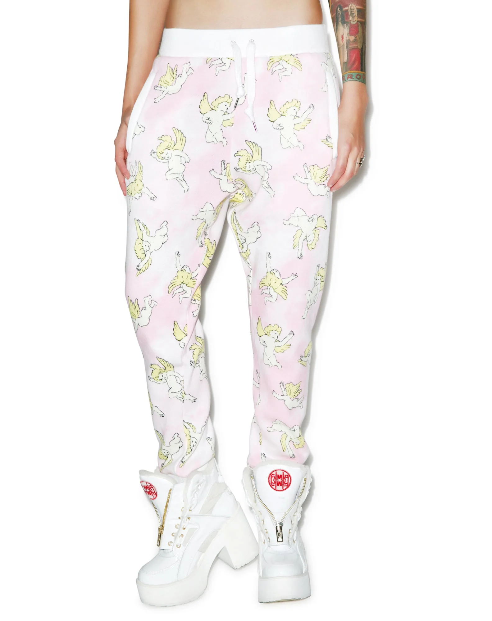 Risen Sky Sweat Pants - Light Pink - Image 4