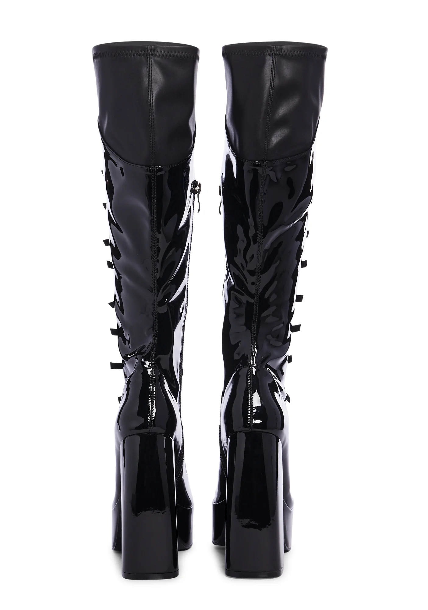 Ritual State Patent Long Boots - Image 4