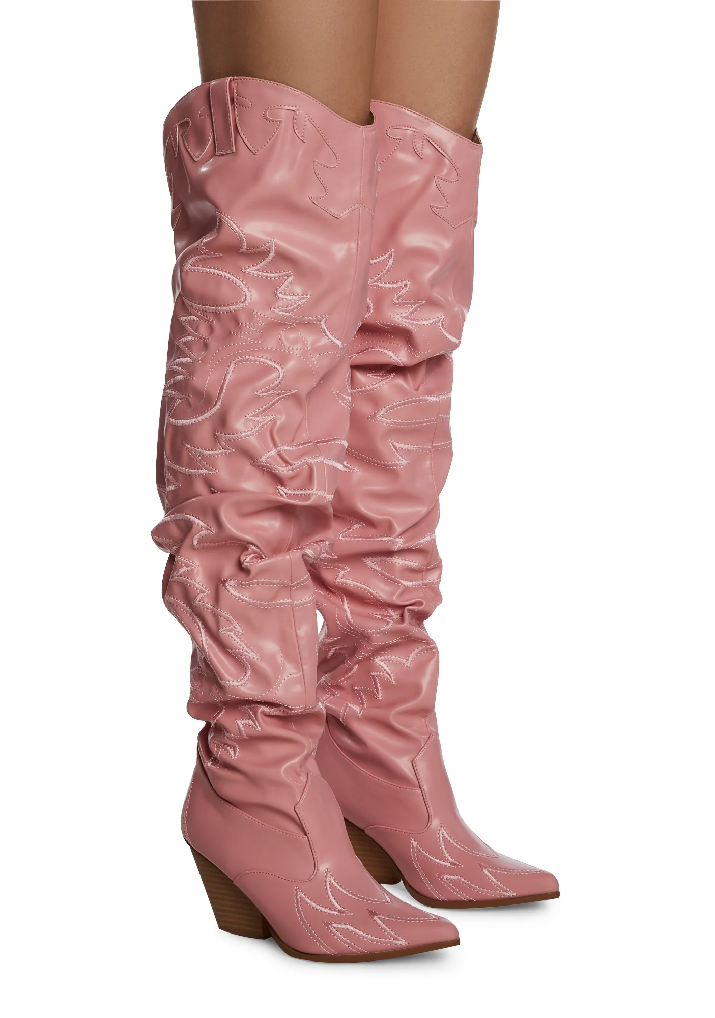 Road To Rideout Cowboy Boots - Pink - Image 3