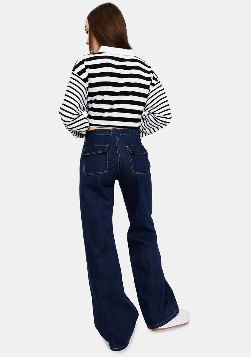 Rockin' Around Wide Leg Jeans - Image 4