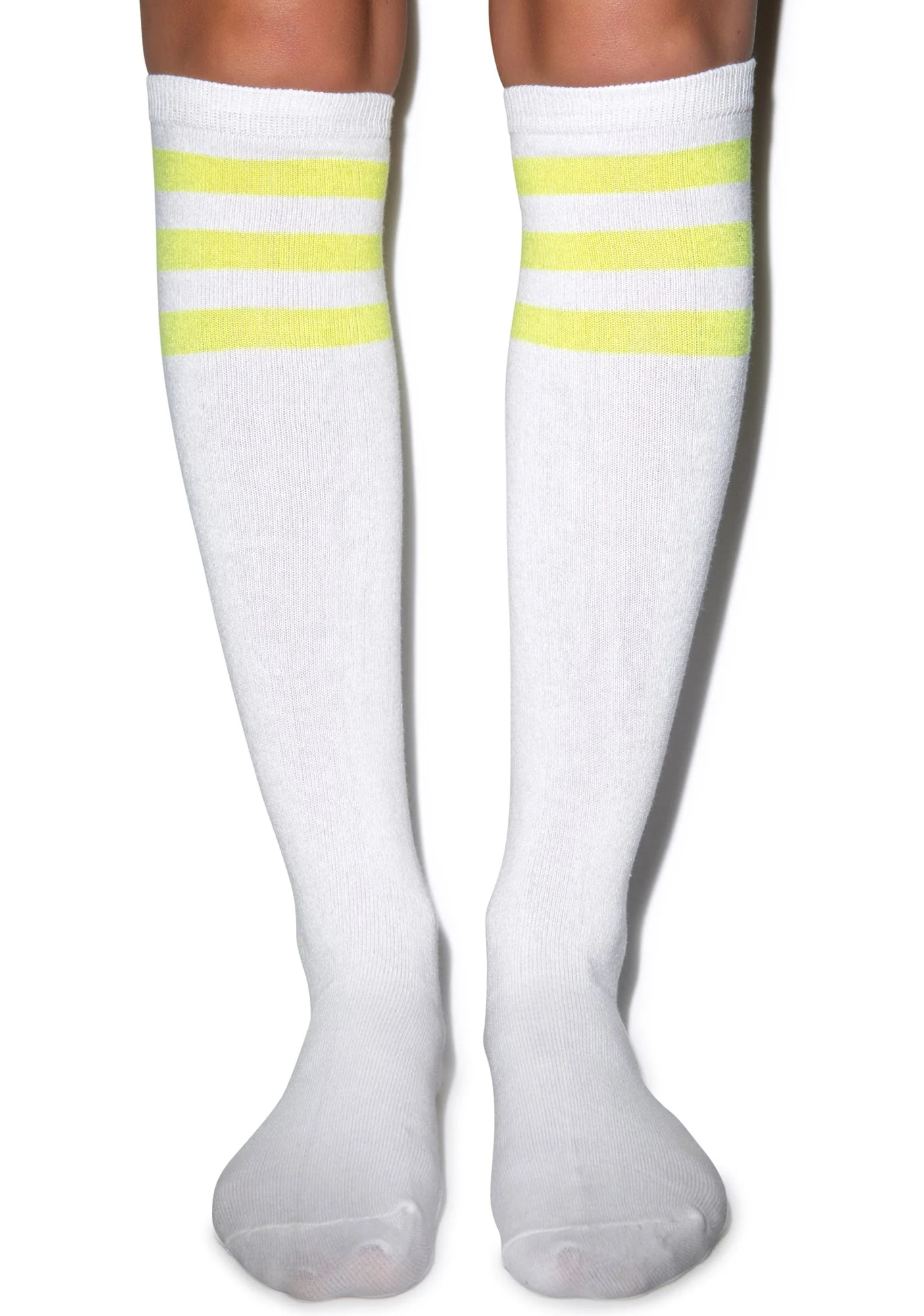Rockin' White Stripe Socks - Dark Pink - Image 10