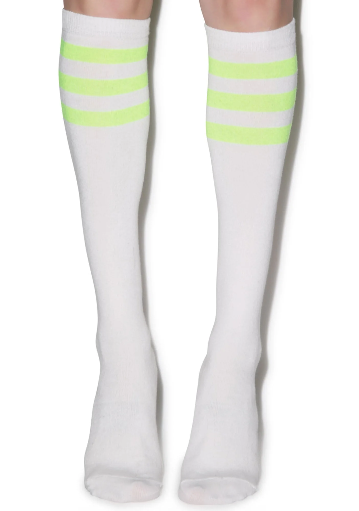 Rockin' White Stripe Socks - Dark Pink - Image 8