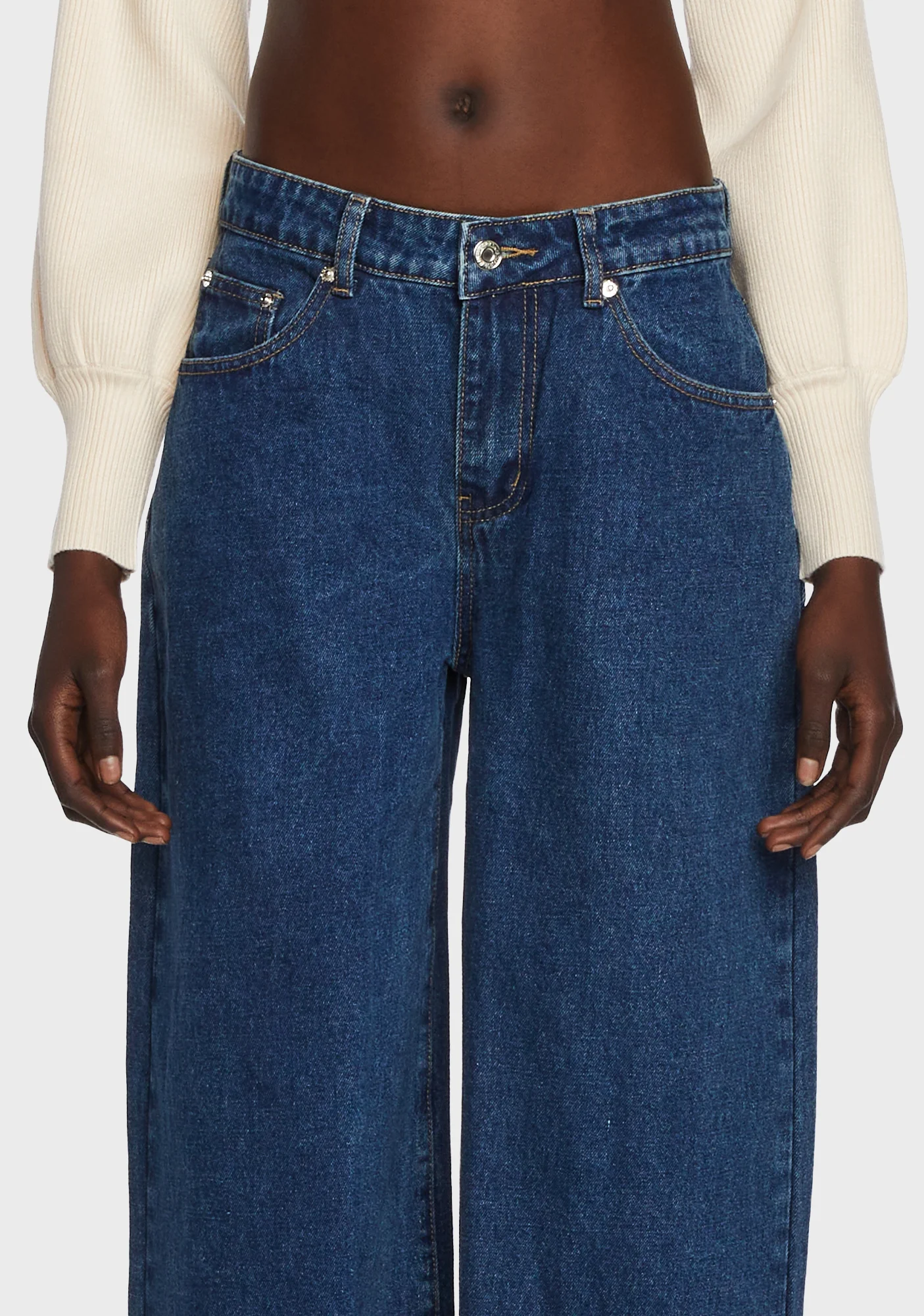Rocksi Low Rise Wide Leg Jeans - Image 5