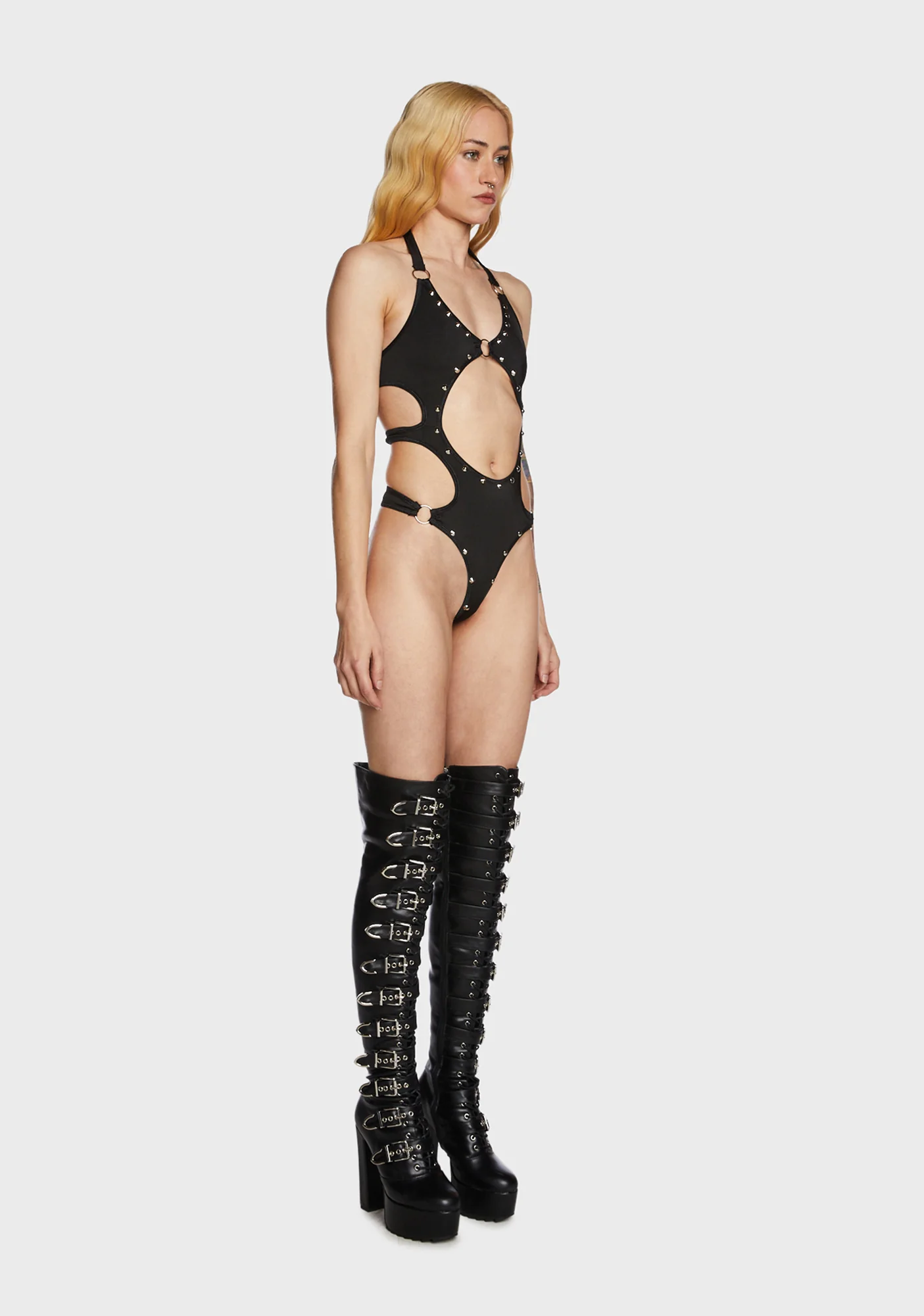 Rockstar Rebellion Cutout Bodysuit - Image 4