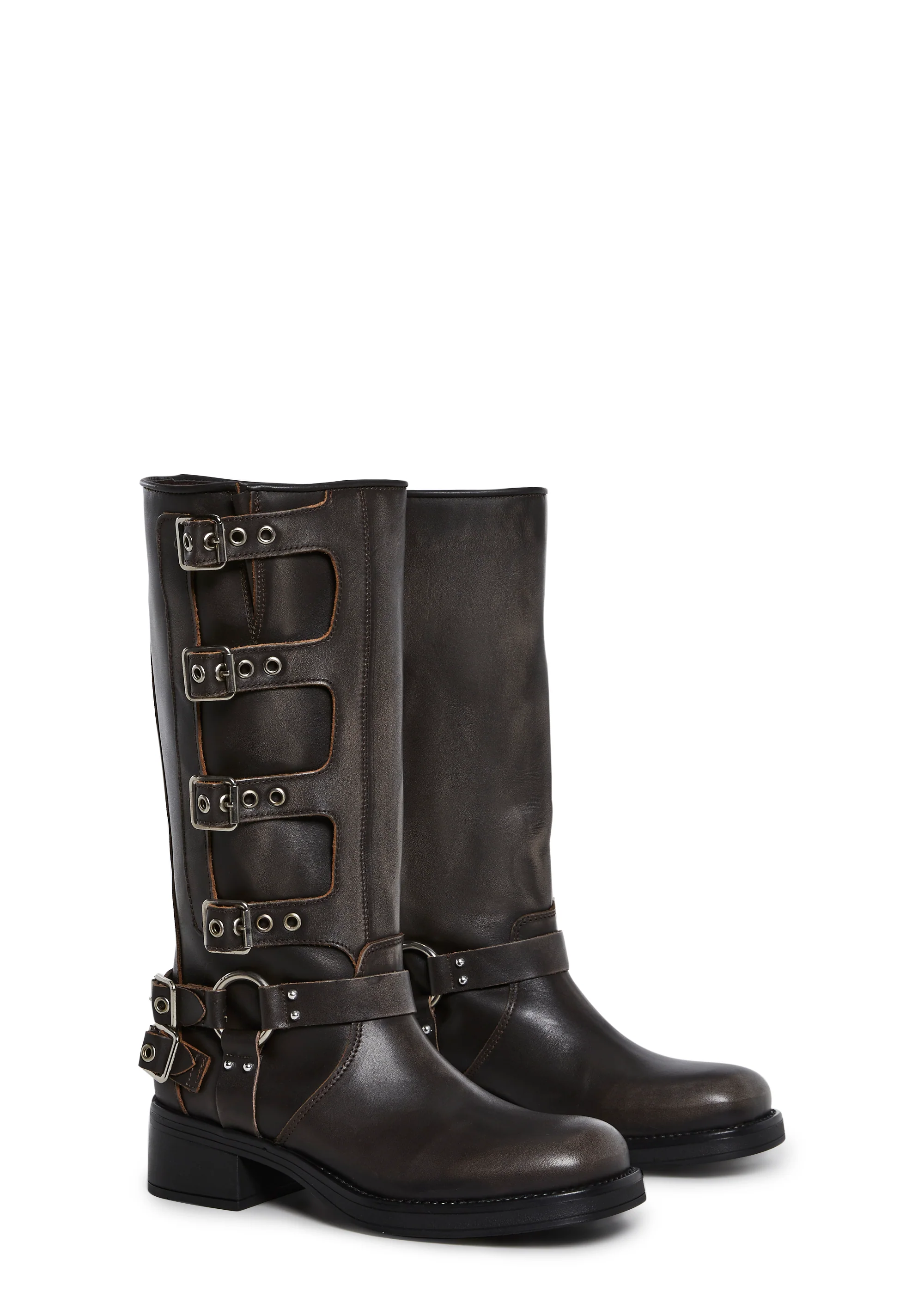 Rocky Distressed Buckle Boots - Image 3