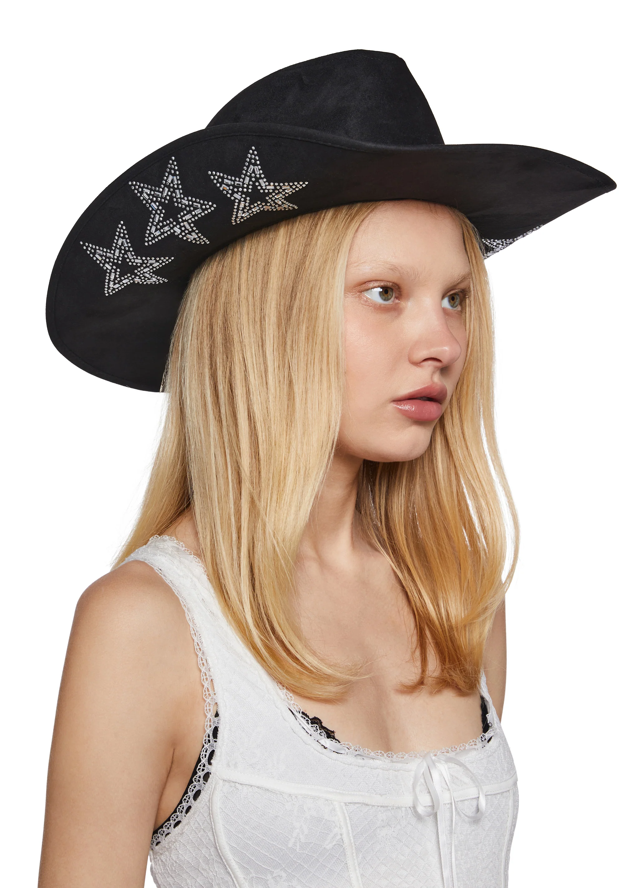 Rodeo Nights Rhinestone Cowboy Hat - Image 2