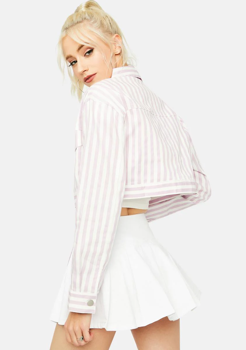 Romantic Pining For You Cropped Jacket - Image 4
