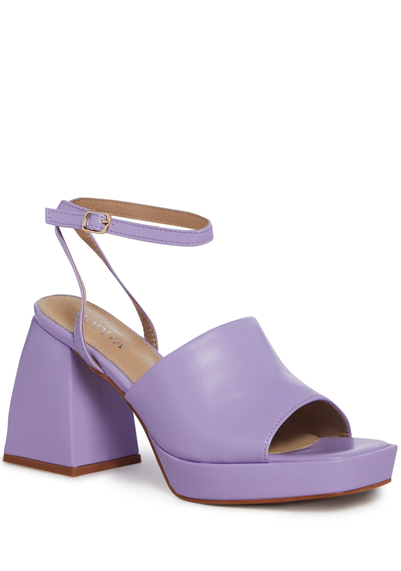 Romantic Ride Block Heels-Purple - Image 2