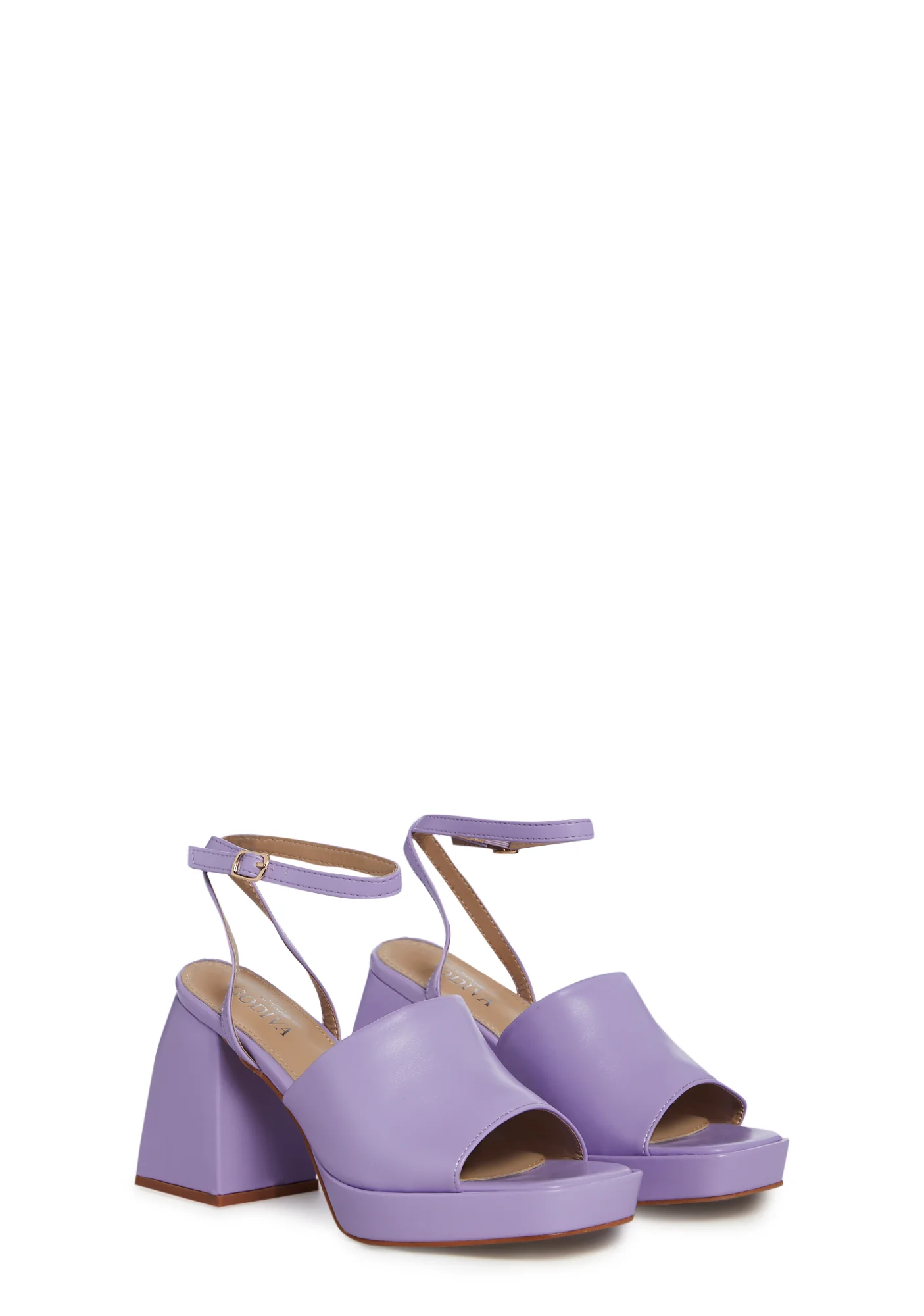 Romantic Ride Block Heels-Purple - Image 3