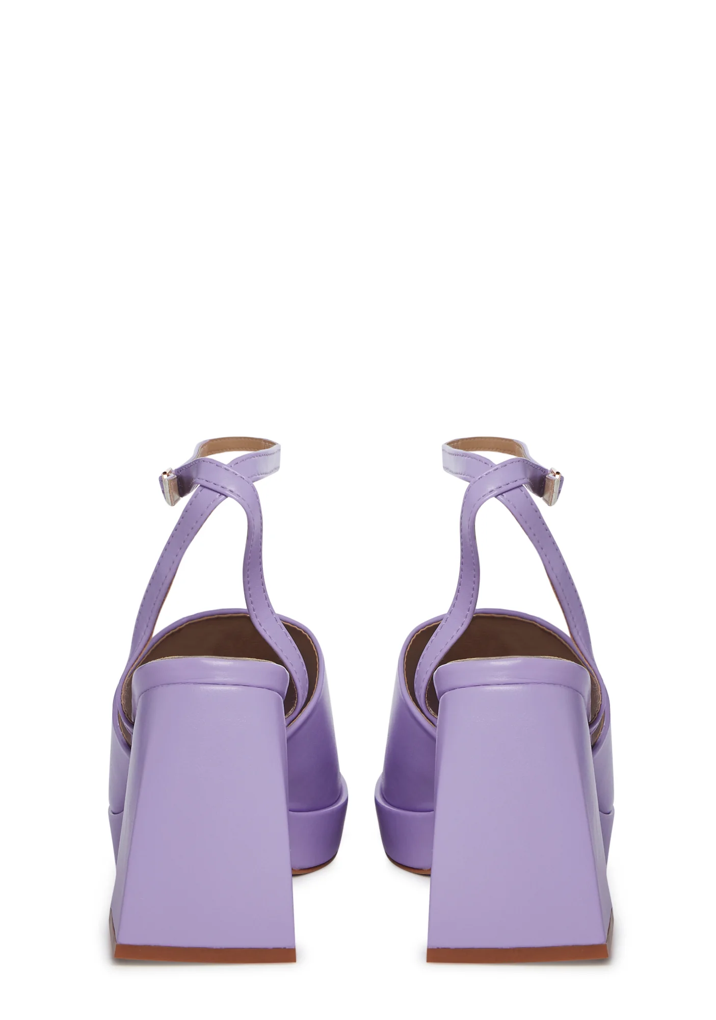 Romantic Ride Block Heels-Purple - Image 4