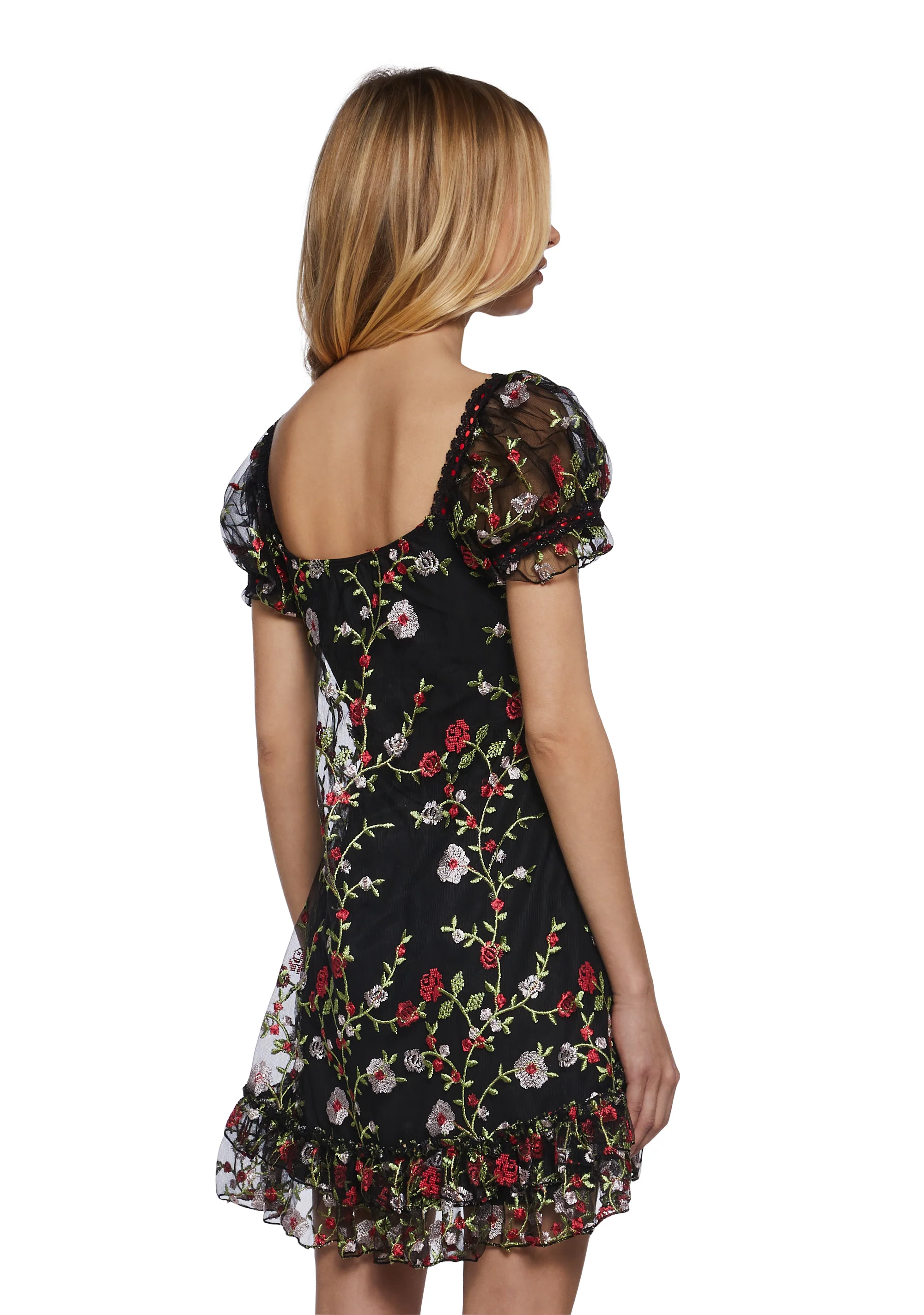 Romantic Words Babydoll Dress - Image 4