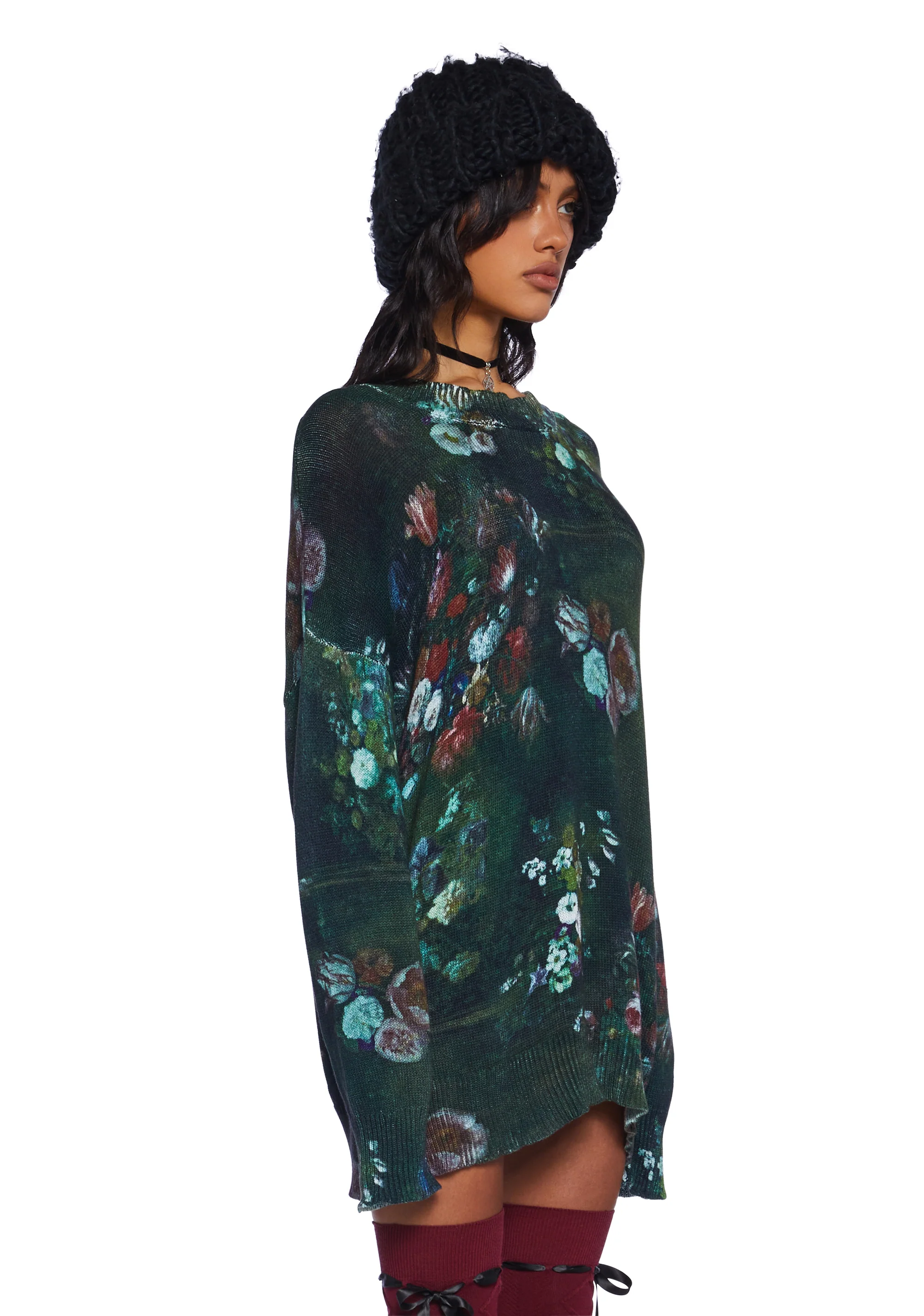Romanticizing Moments Oversized Sweater - Image 3