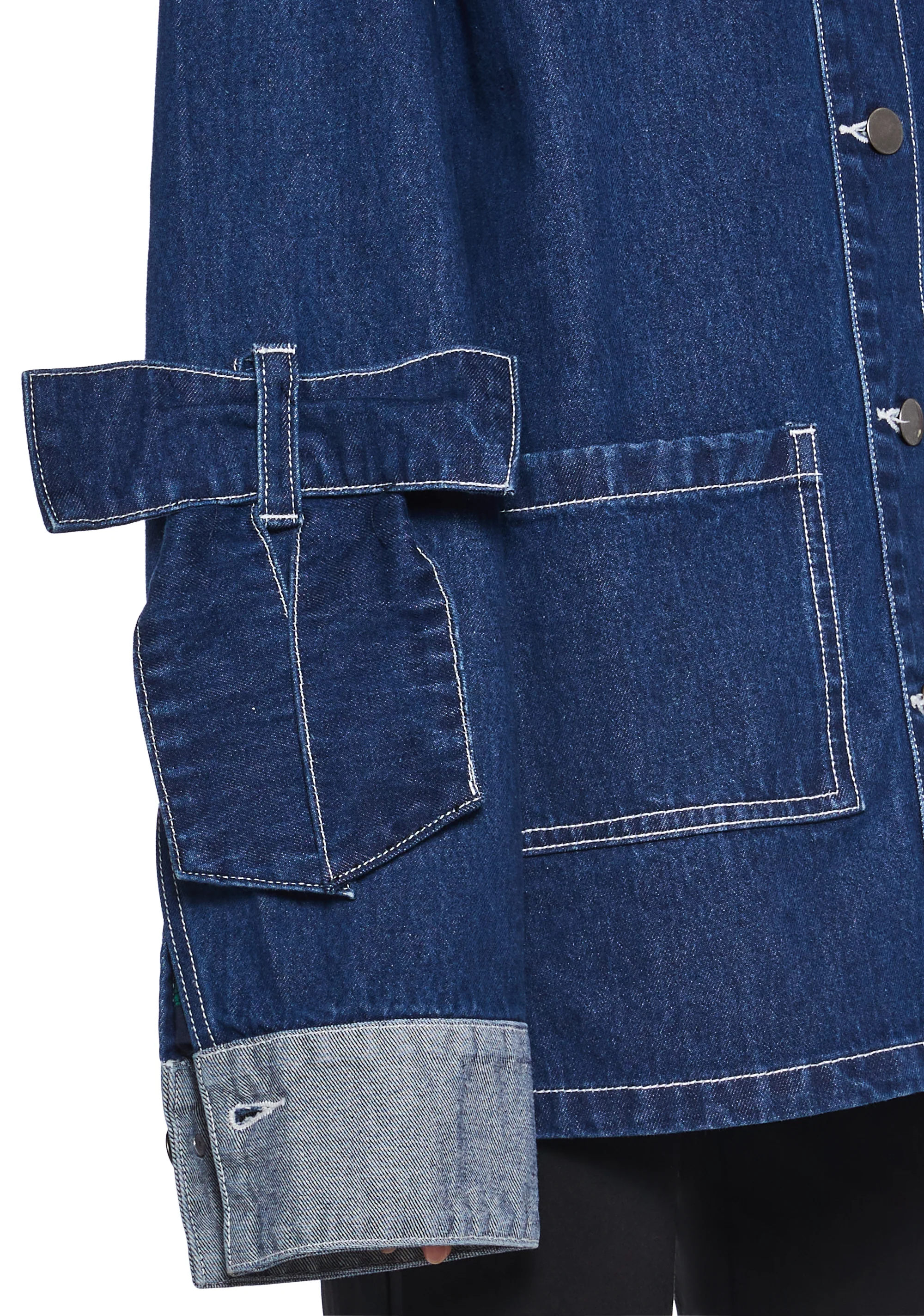 Rooftop Lounging Denim Coat - Image 5