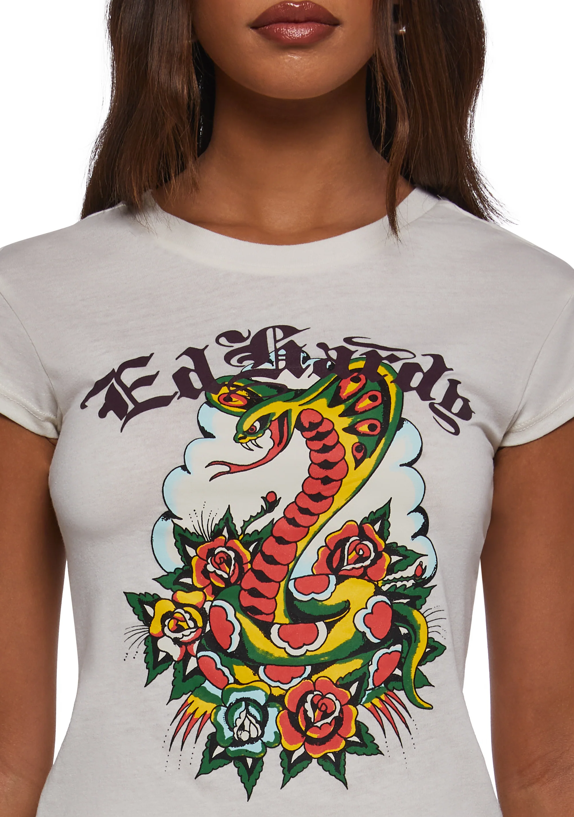 Rose Cobra Cap Sleeve Tee - Image 6