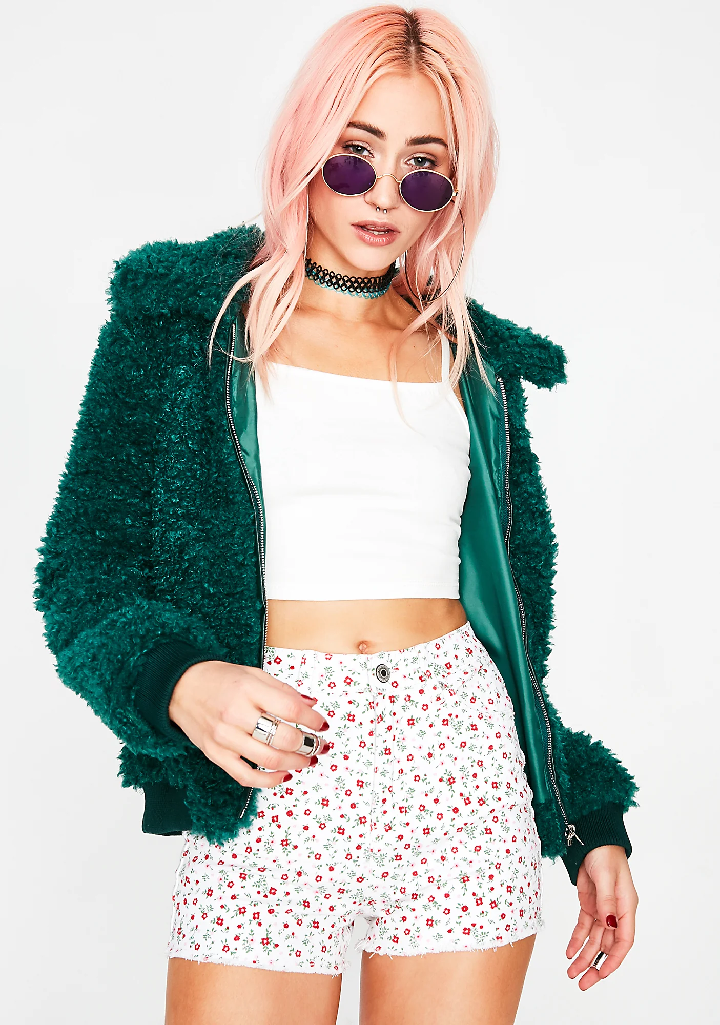 Rosy Cheeks Denim Shorts - Image 2