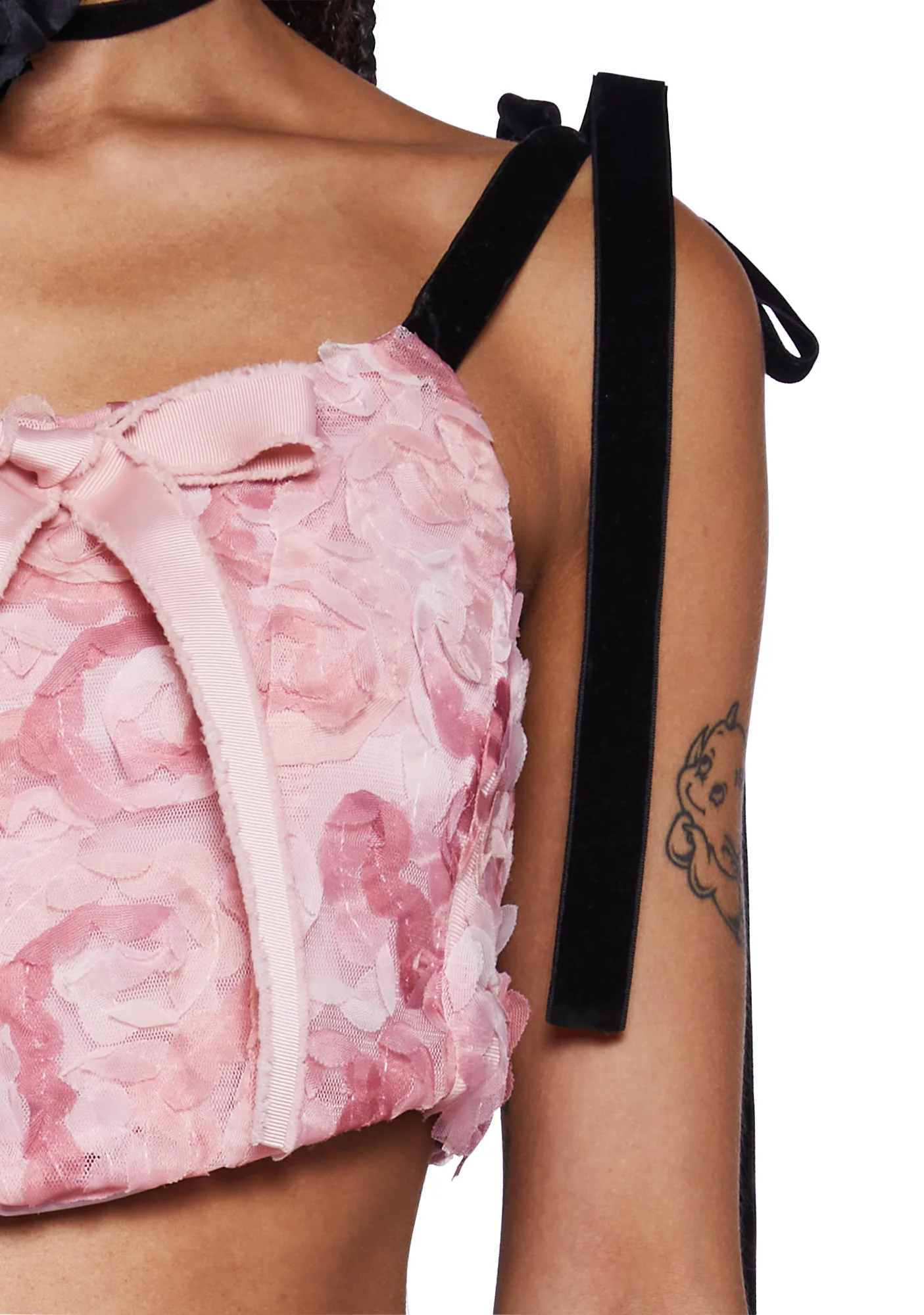 Rosy Shell Corset Top - Image 5