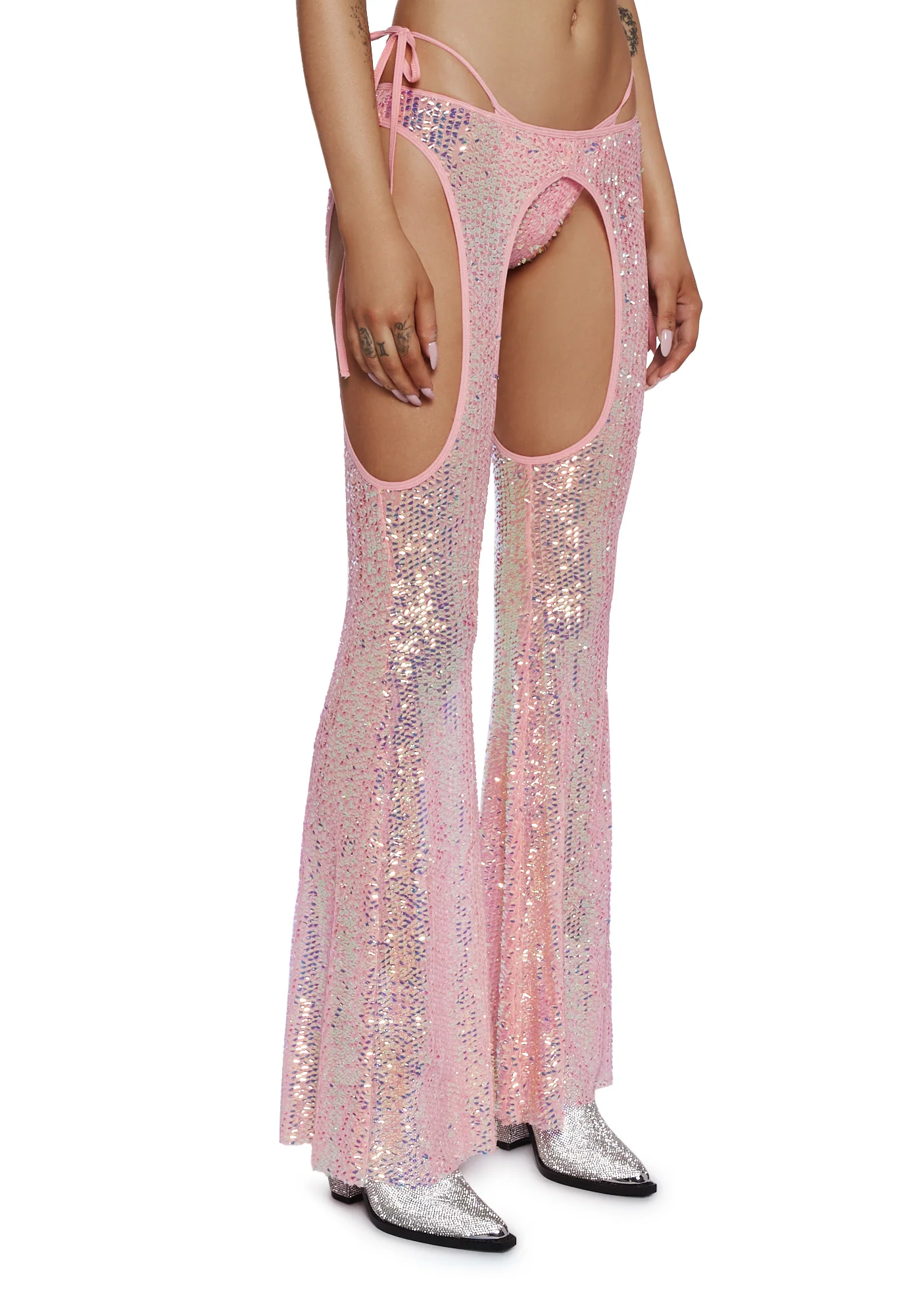 Royal Reef Diva Sequin Chaps Set - Pink - Image 3