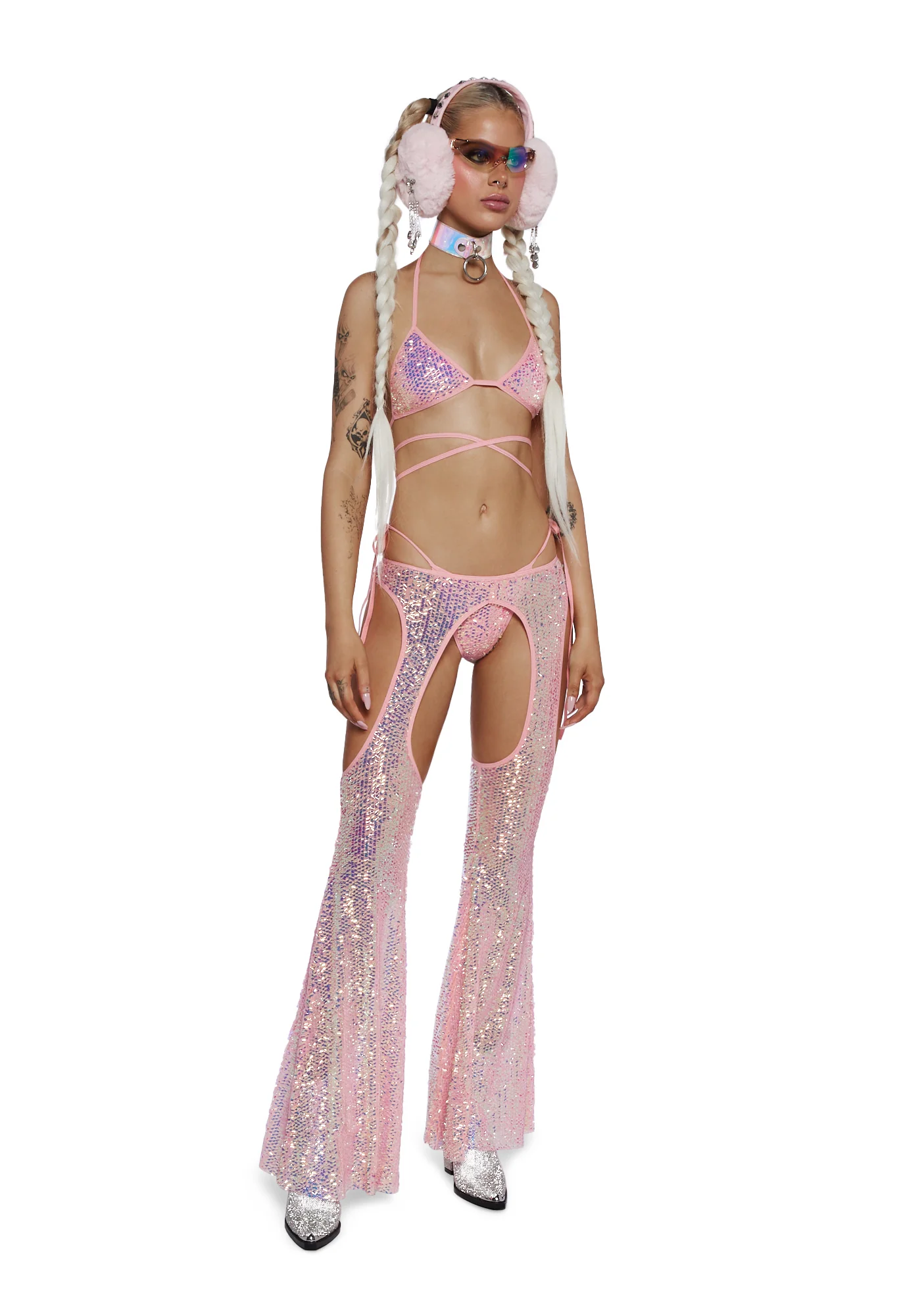 Royal Reef Diva Wrap Top - Pink - Image 2