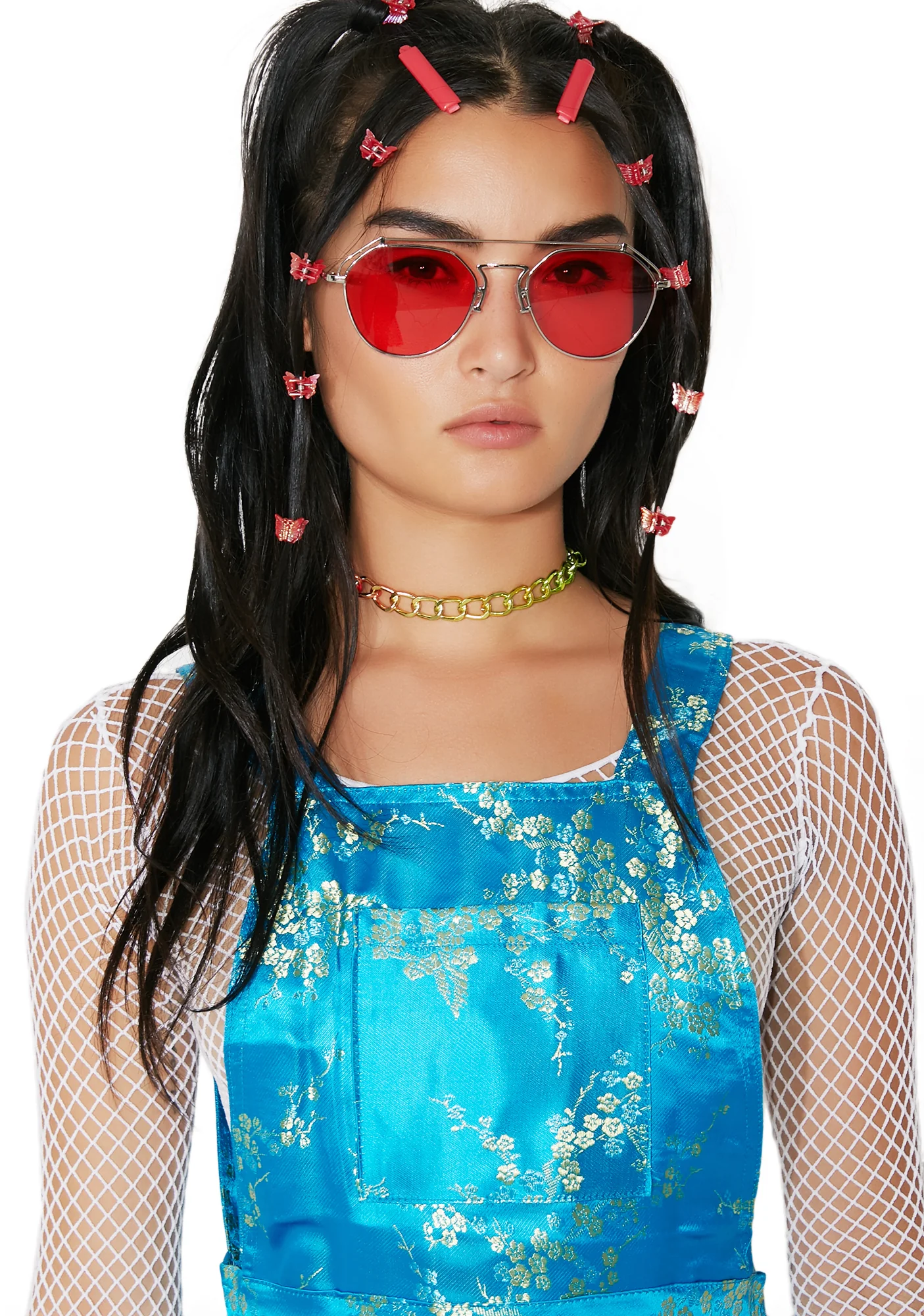 Ruby Stephanie Transparent Aviators - Image 5