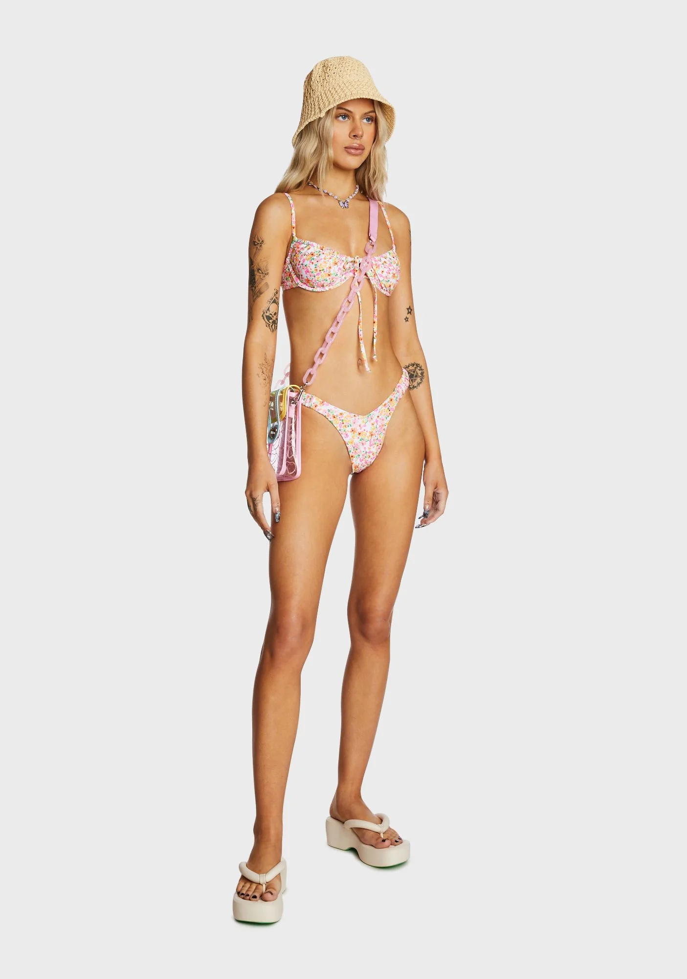 Ruched Underwire Bra Bikini Top - Angel Baby - Image 3