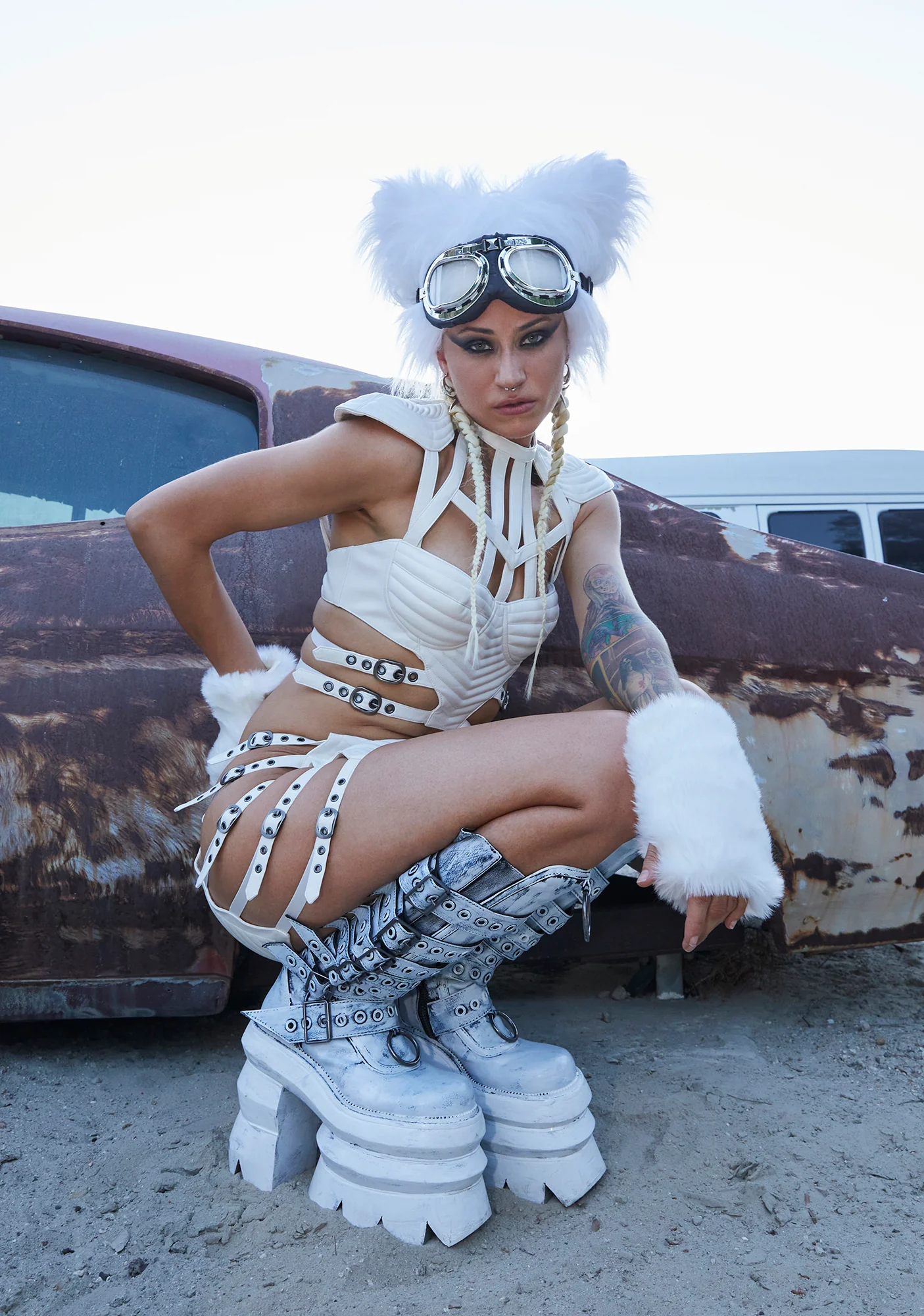 Rude Awakening Bustier Top - White - Image 6