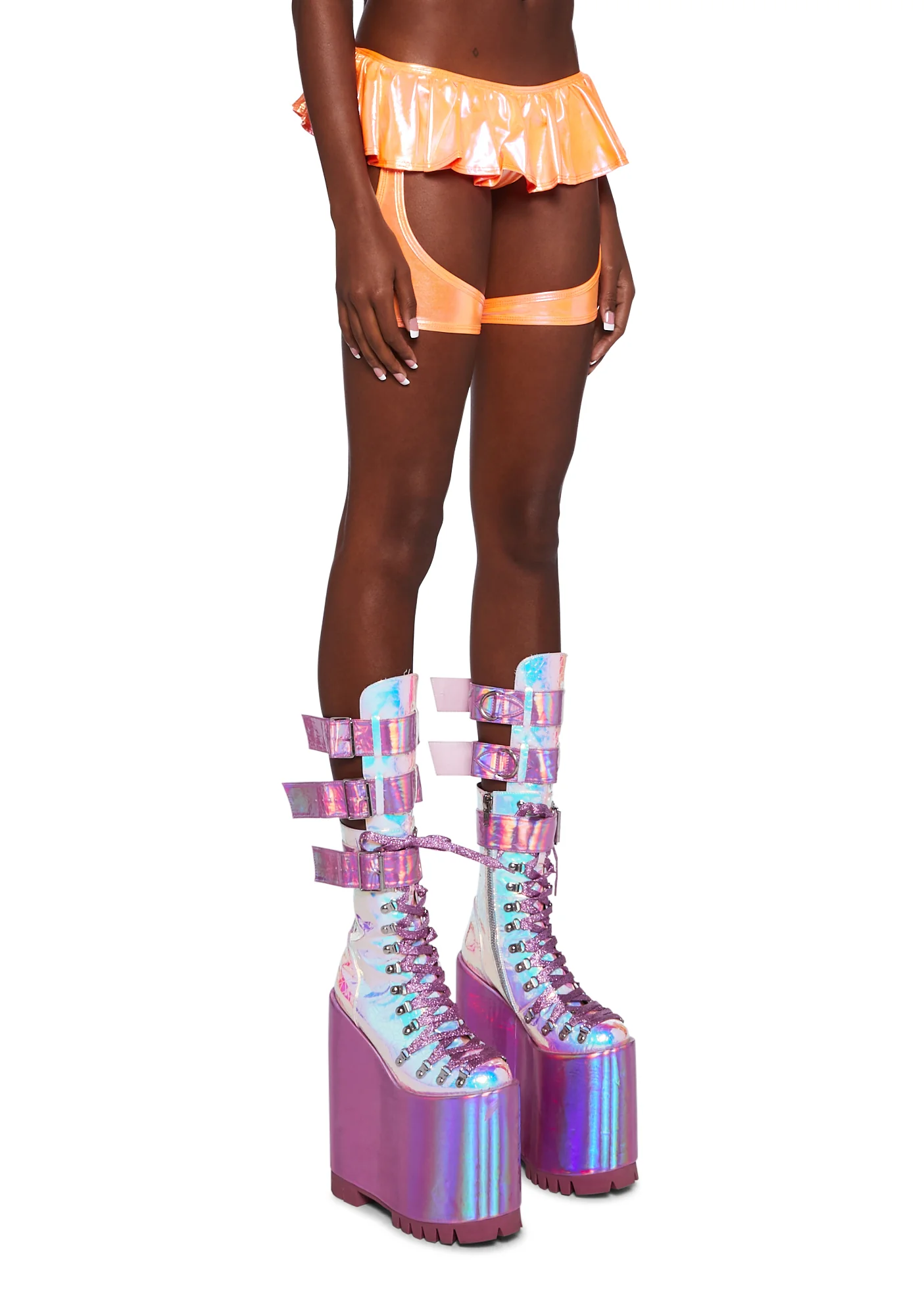 Ruffle Royale Garter Shorts - Image 3