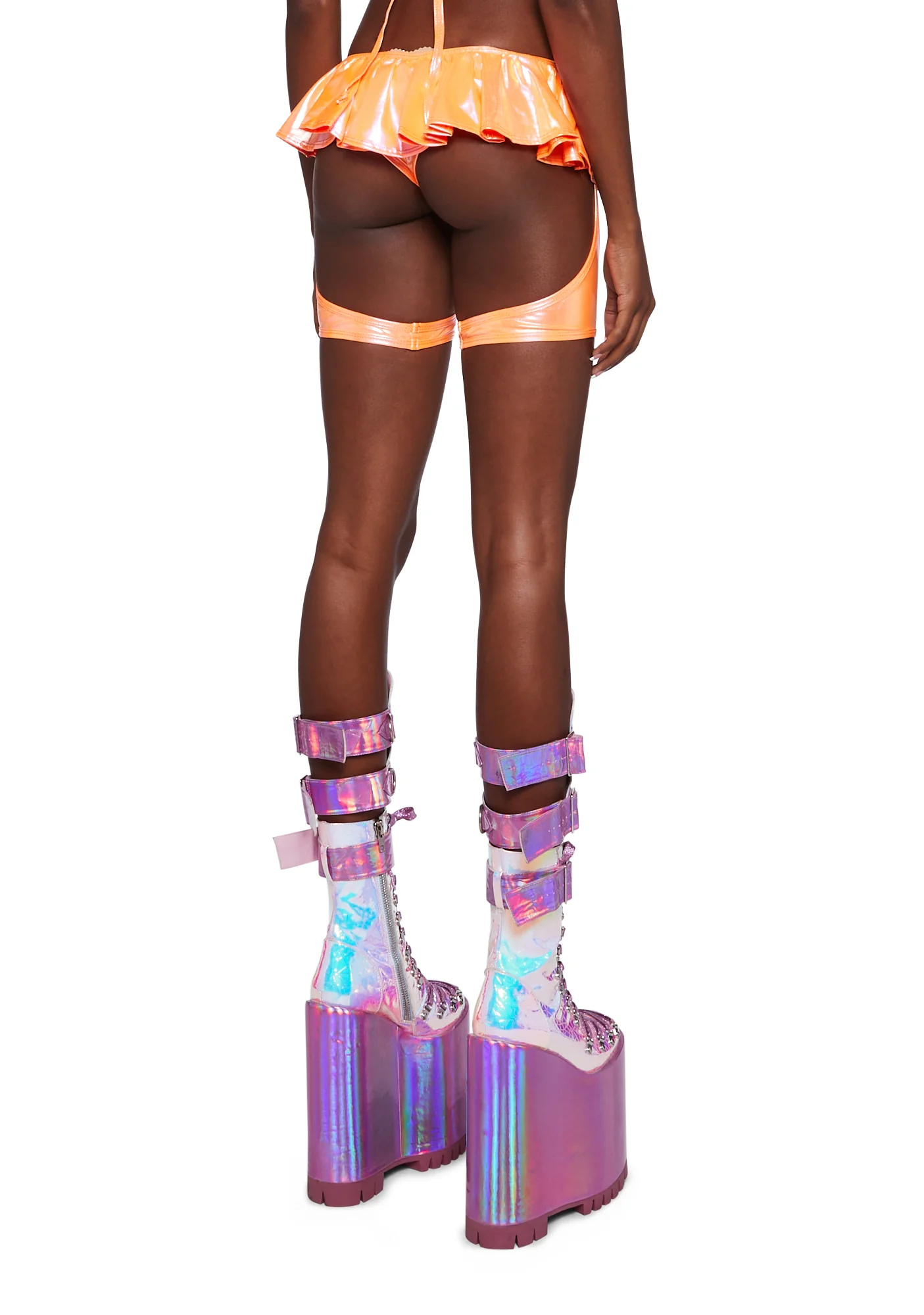 Ruffle Royale Garter Shorts - Image 4