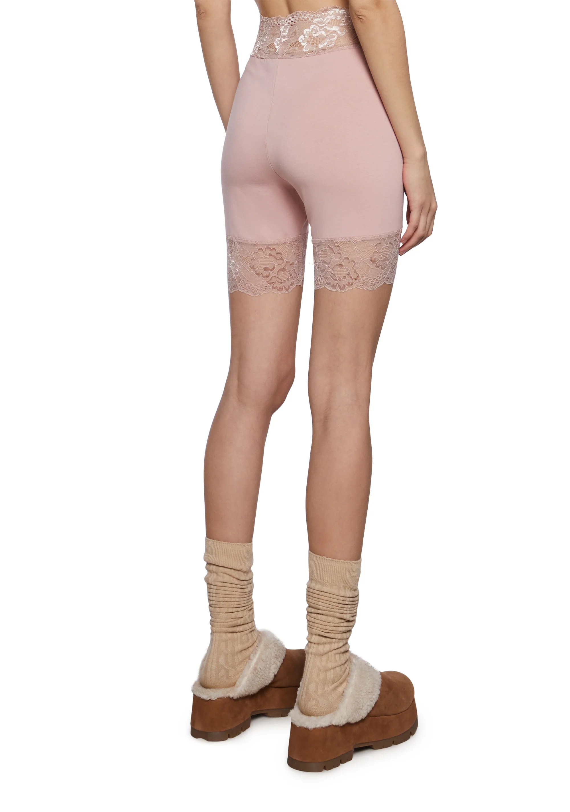 Rumor Romance Biker Shorts - Pink - Image 4