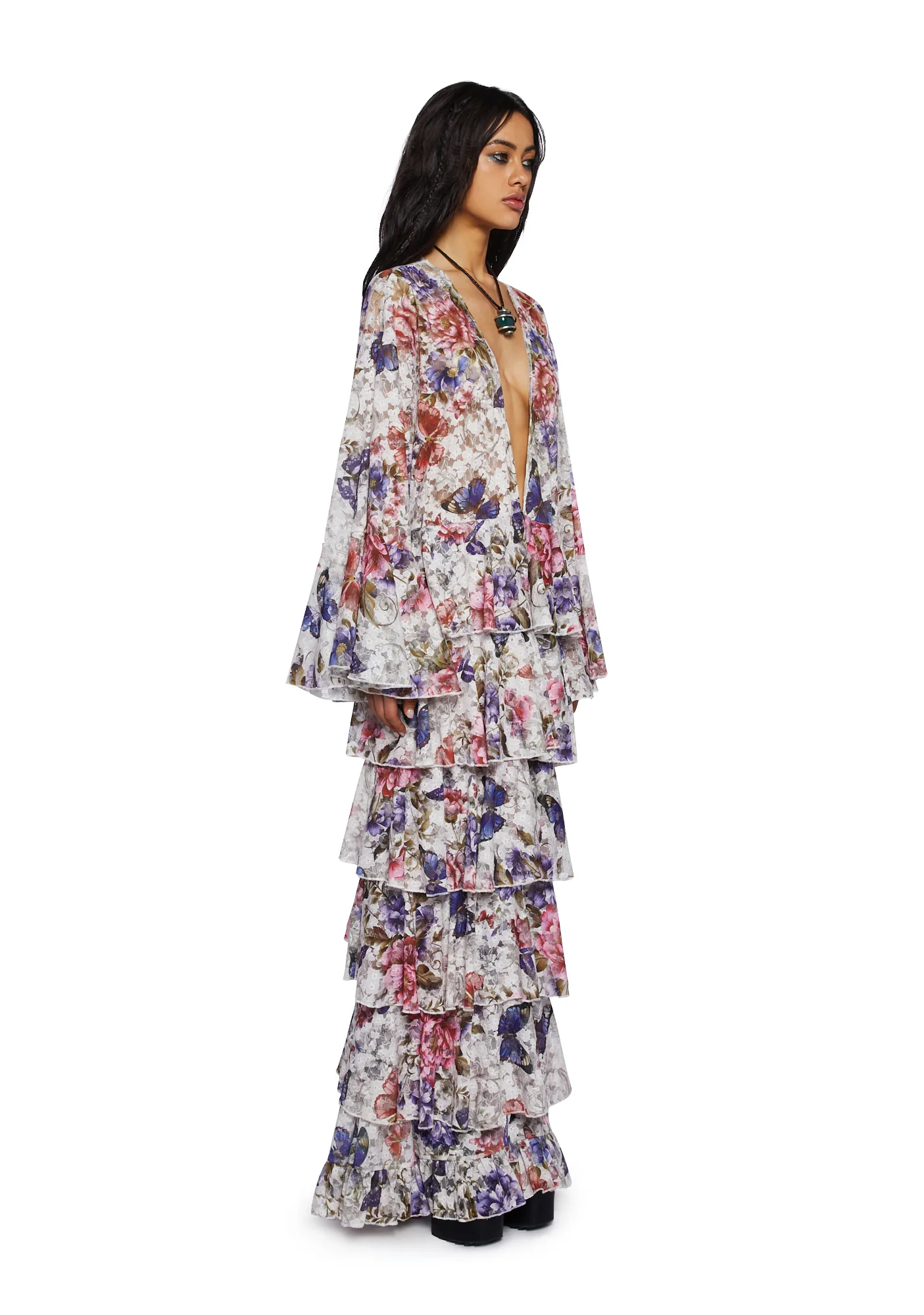Rumored Confessions Lace Duster - Image 3