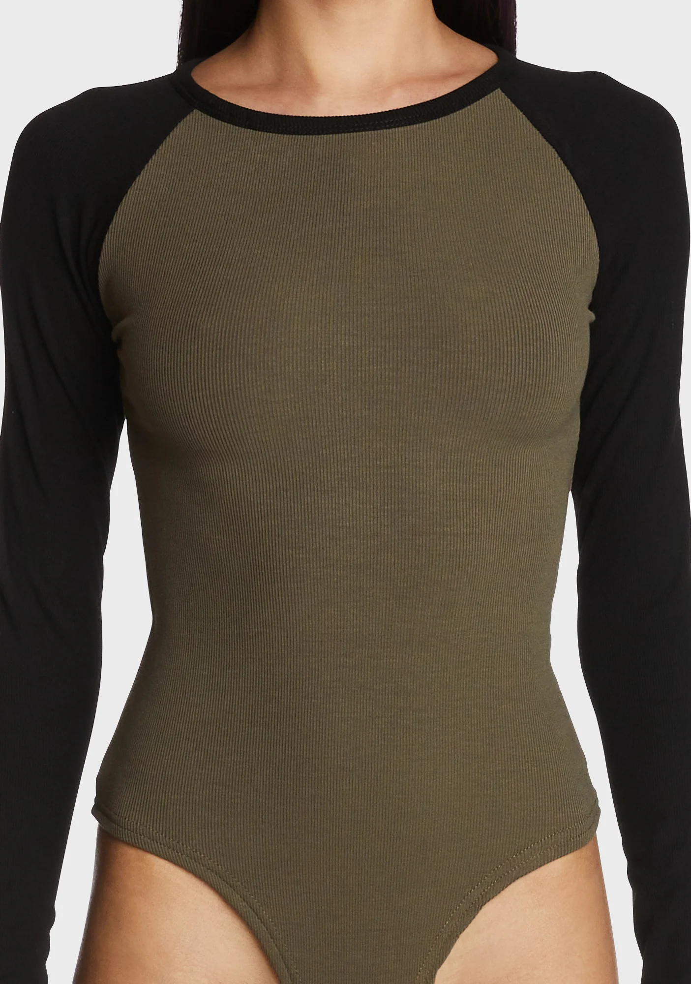 Runnin' Things Raglan Bodysuit - Green - Image 2