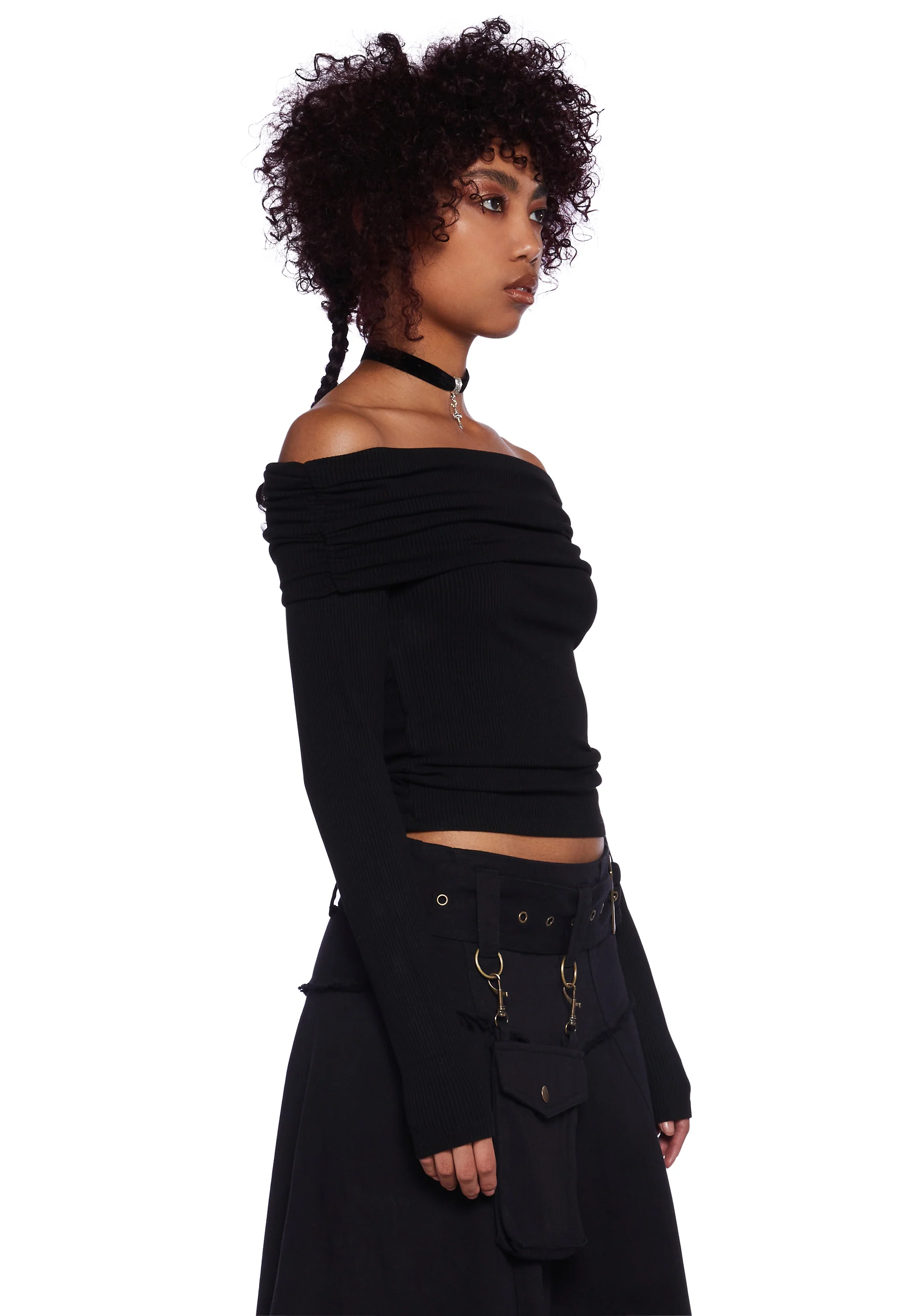 Rustic Soul Long Sleeve Top - Black - Image 3